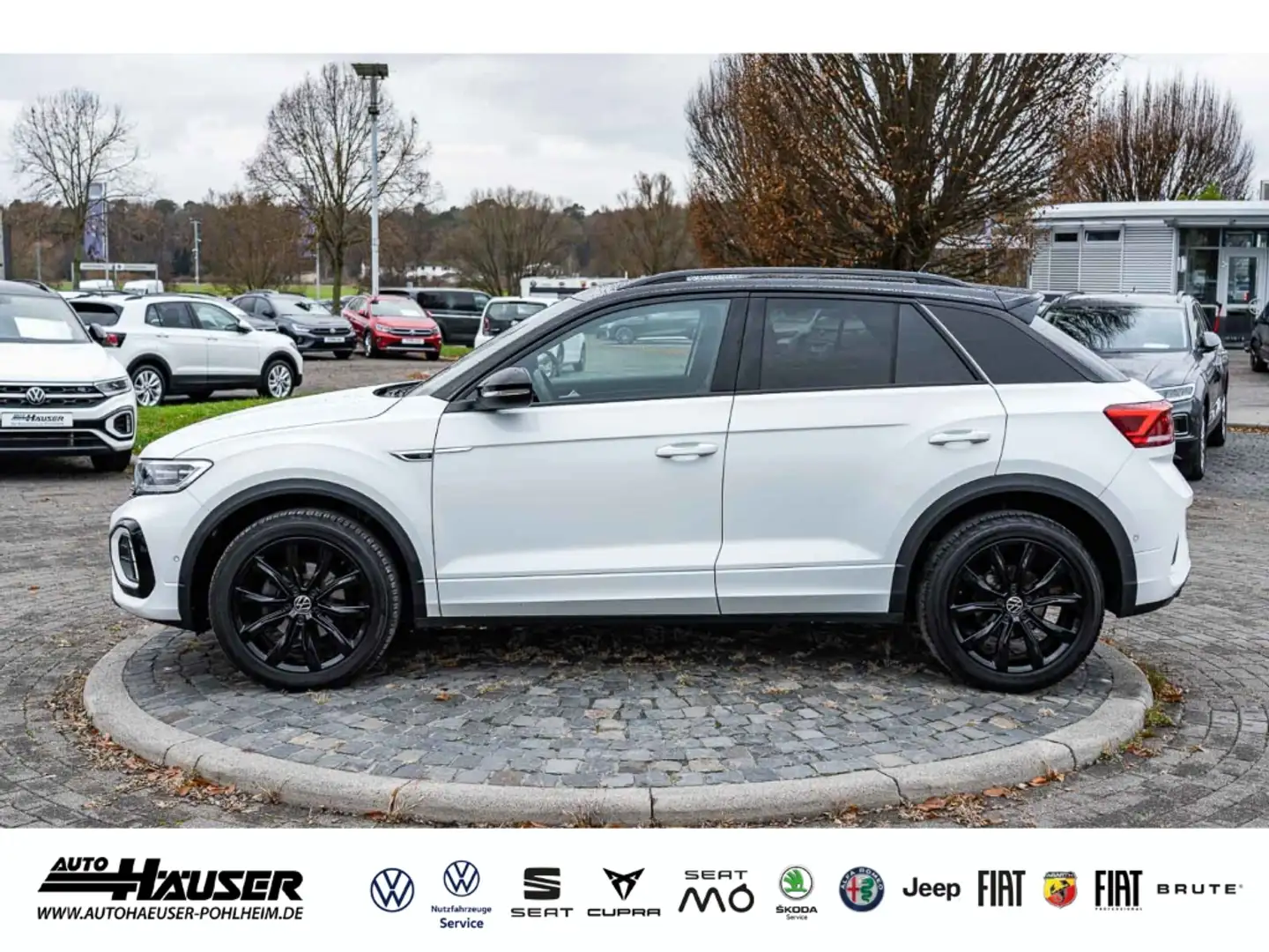 Volkswagen T-Roc R-Line 1.5 TSI DSG EL. HECKKL. BLACK-STYLE NAVI KA Weiß - 2