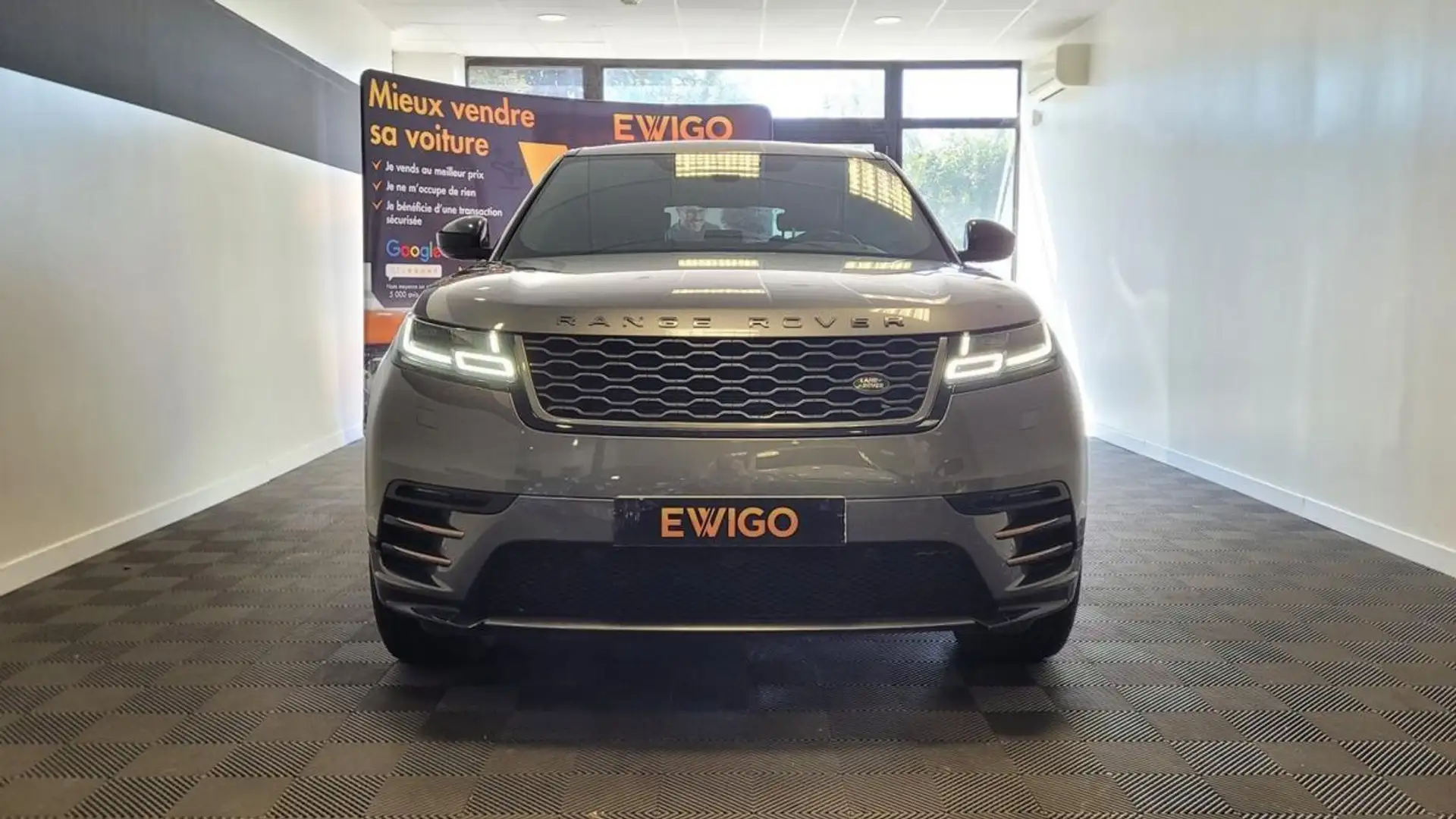 Land Rover Range Rover Velar Land 2.0D 180ch R-DYNAMIC 4WD BVA %2B GARANTIE 05-2027 Gris - 2