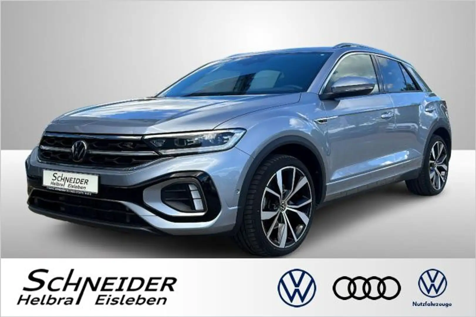 Volkswagen T-Roc 2.0 TSI DSG 4MOTION R-LINE+NAVI+IQLIGHT+CAM+ Silber - 1