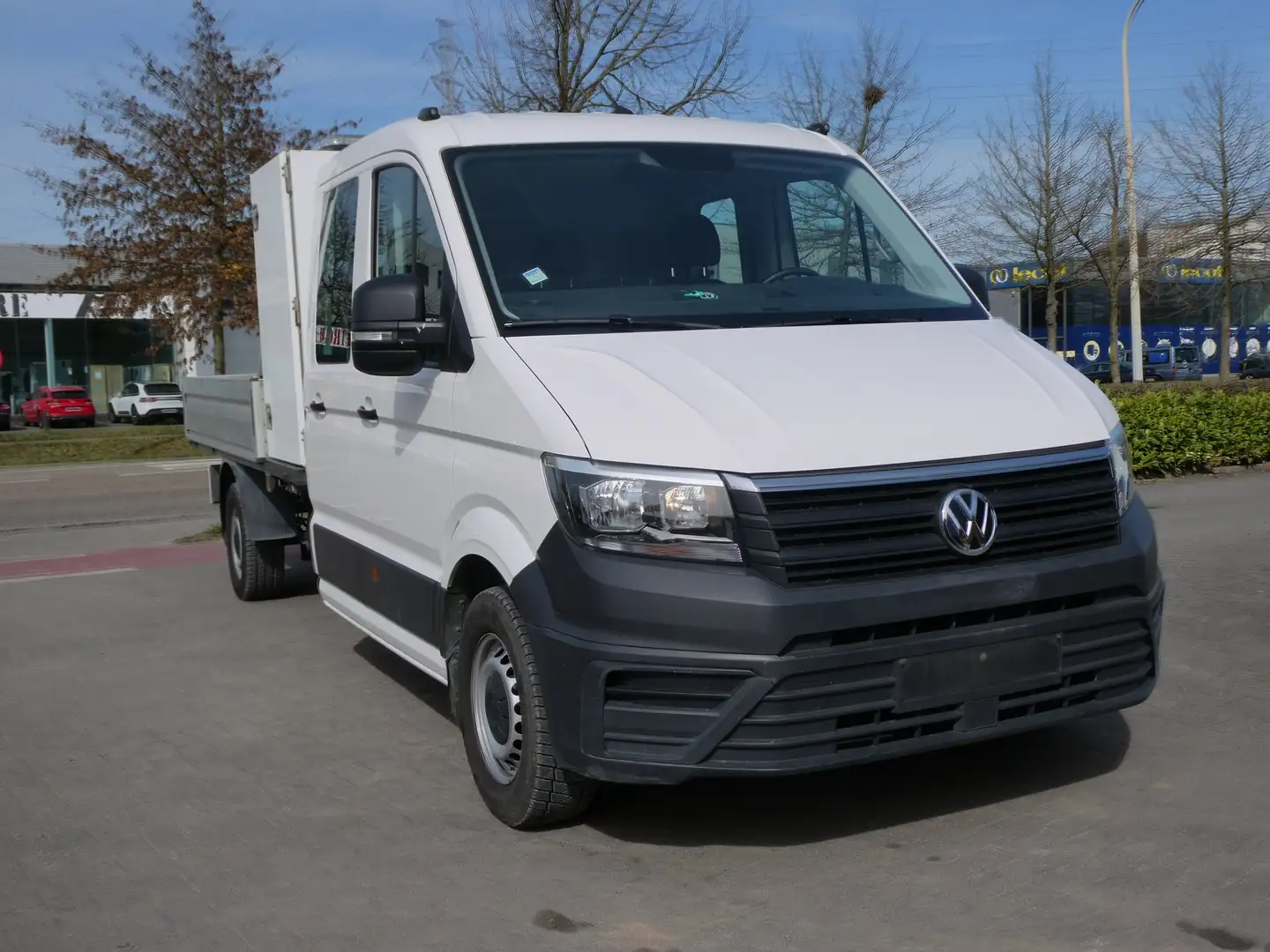 Volkswagen Crafter 2.0tdi-177pk Pick-up 7pl. , Garantie Blanc - 2
