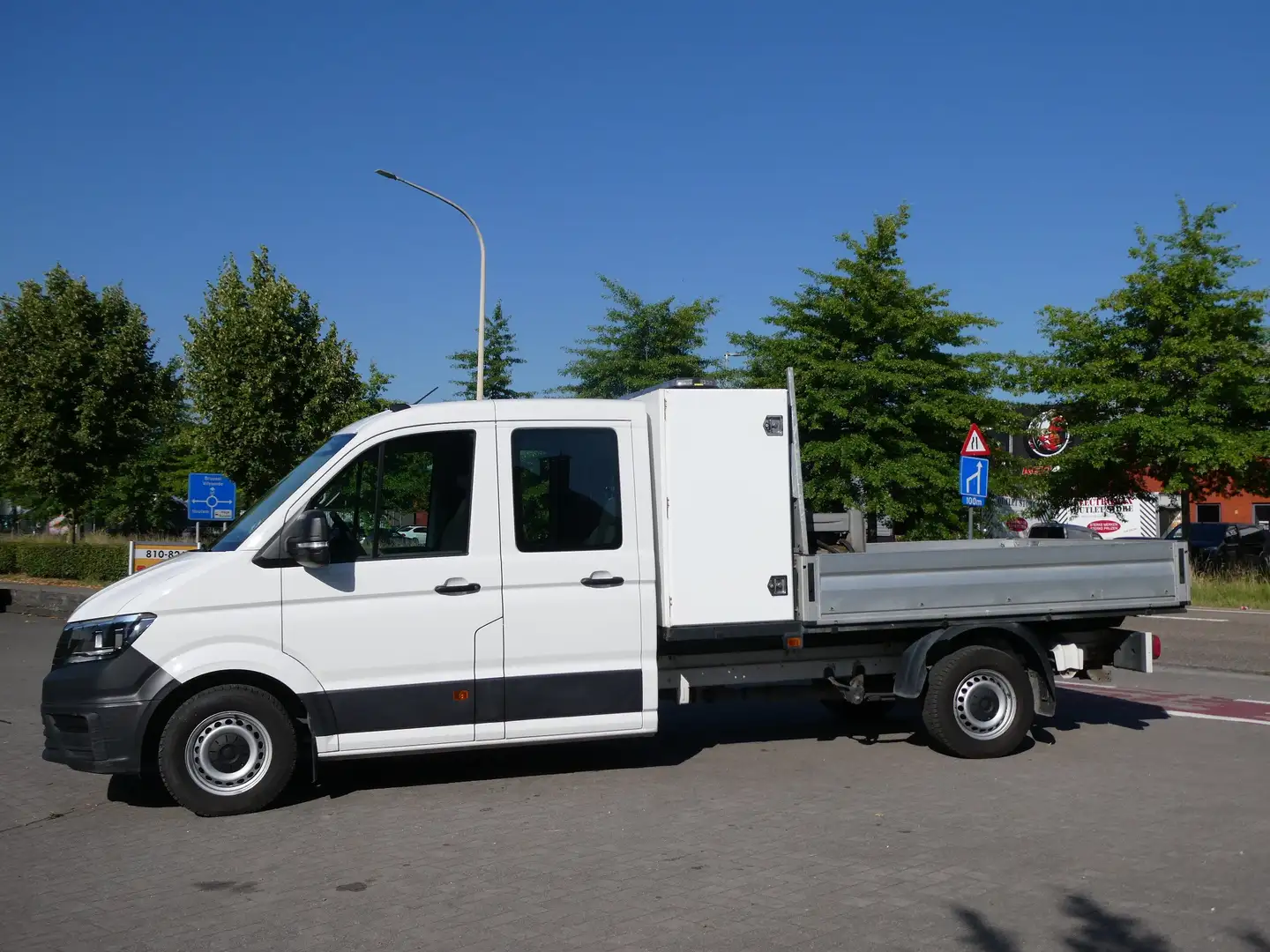 Volkswagen Crafter 2.0tdi-177pk Pick-up 7pl. , Garantie White - 1