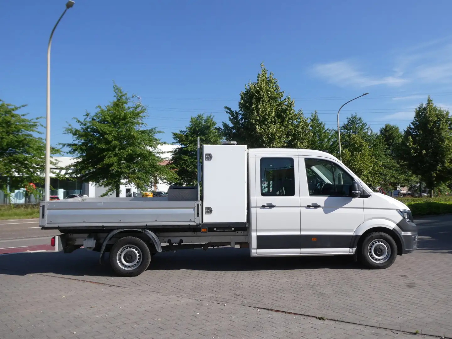 Volkswagen Crafter 2.0tdi-177pk Pick-up 7pl. , Garantie White - 2