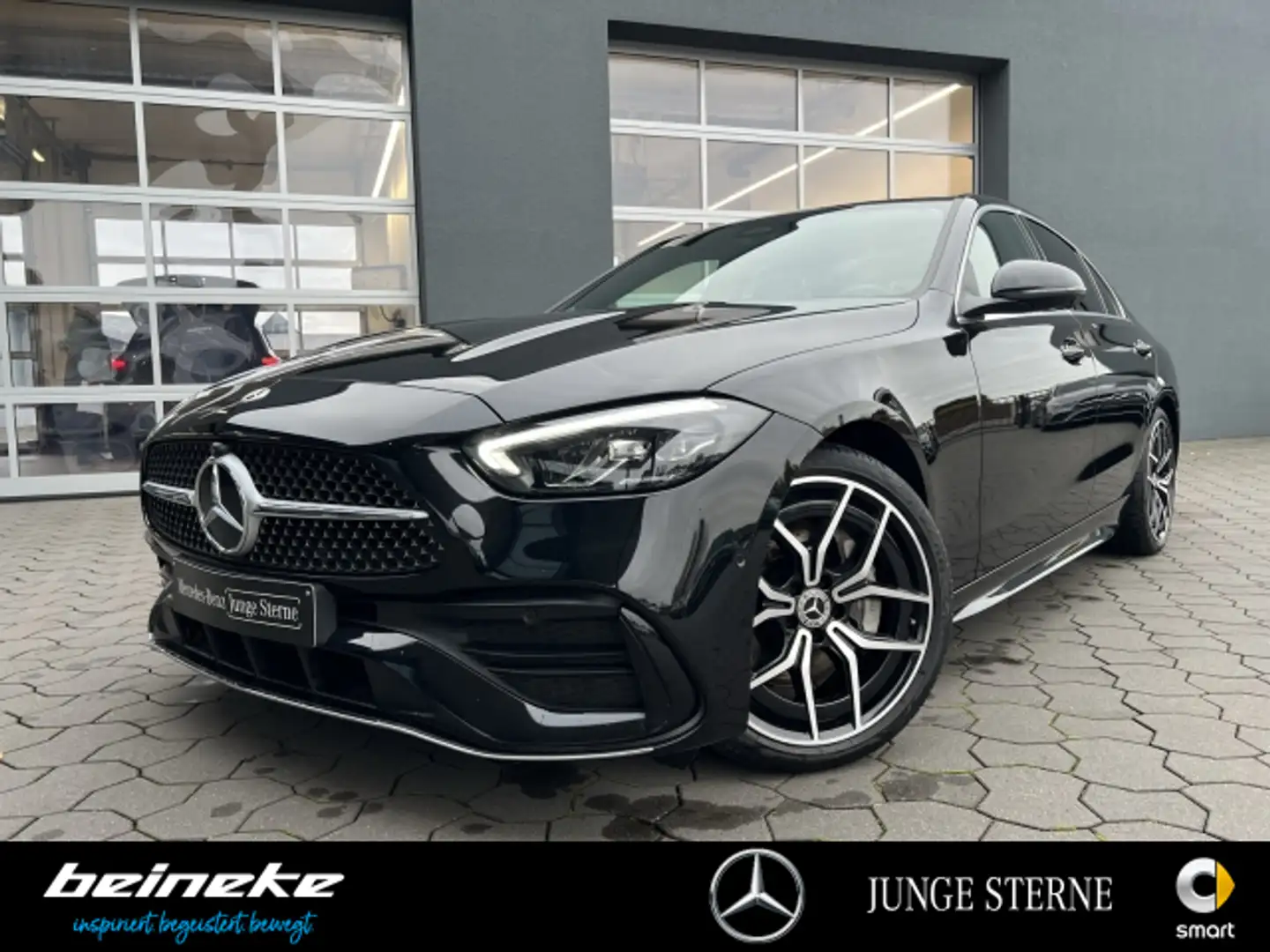 Mercedes-Benz C 180 C 180 AMG-Line LED SHZ 19" PTS+360° Business Navi Schwarz - 2