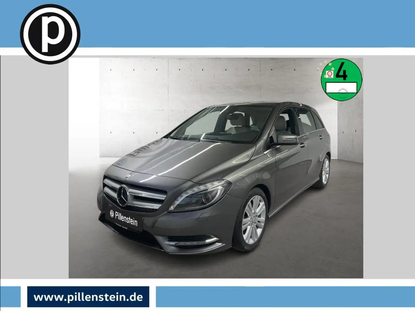 Mercedes-Benz B 180 SPORT NAVI+XEN+SHZ+ASSIST+17" Grigio - 1