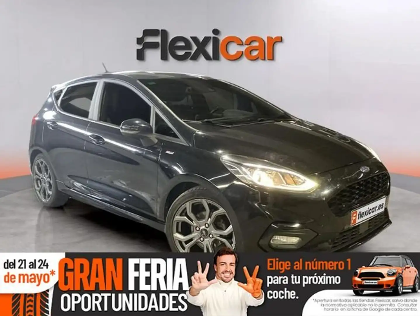 Ford Fiesta 1.0 EcoBoost S/S ST Line 100 Negro - 1