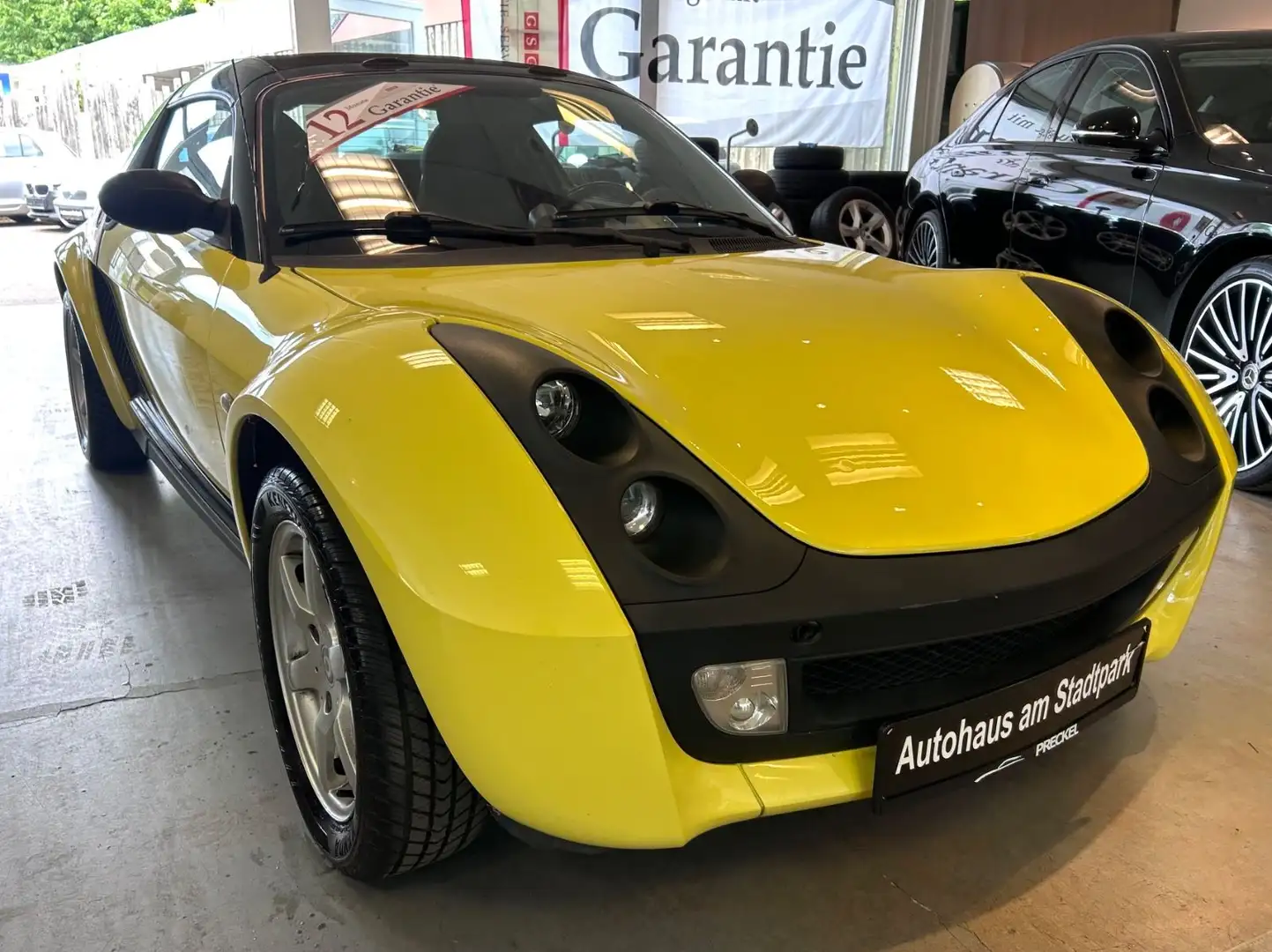 smart roadster Automatik-Klima-El.Dach-Gelb Чорний - 2