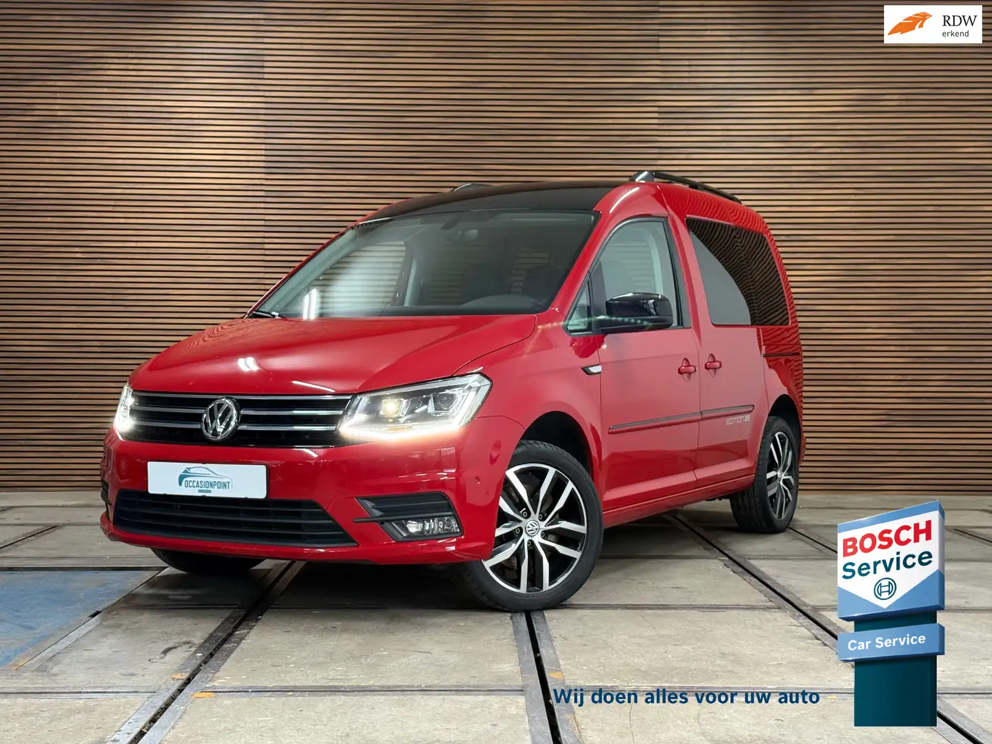 Volkswagen Caddy 1.4 TSI Edition 35 DSG | Half leer | Navigatie | A Rojo - 1