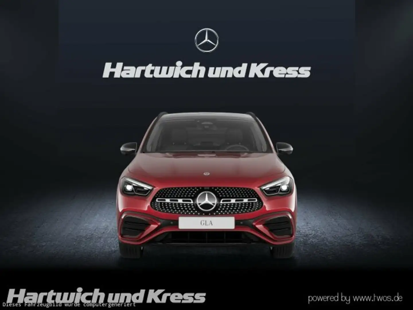 Mercedes-Benz GLA 250 GLA 250 e AMG Line Premium+AHK+Pano+Burmester+22kW+Night+MultibeamLED+ Rouge - 2