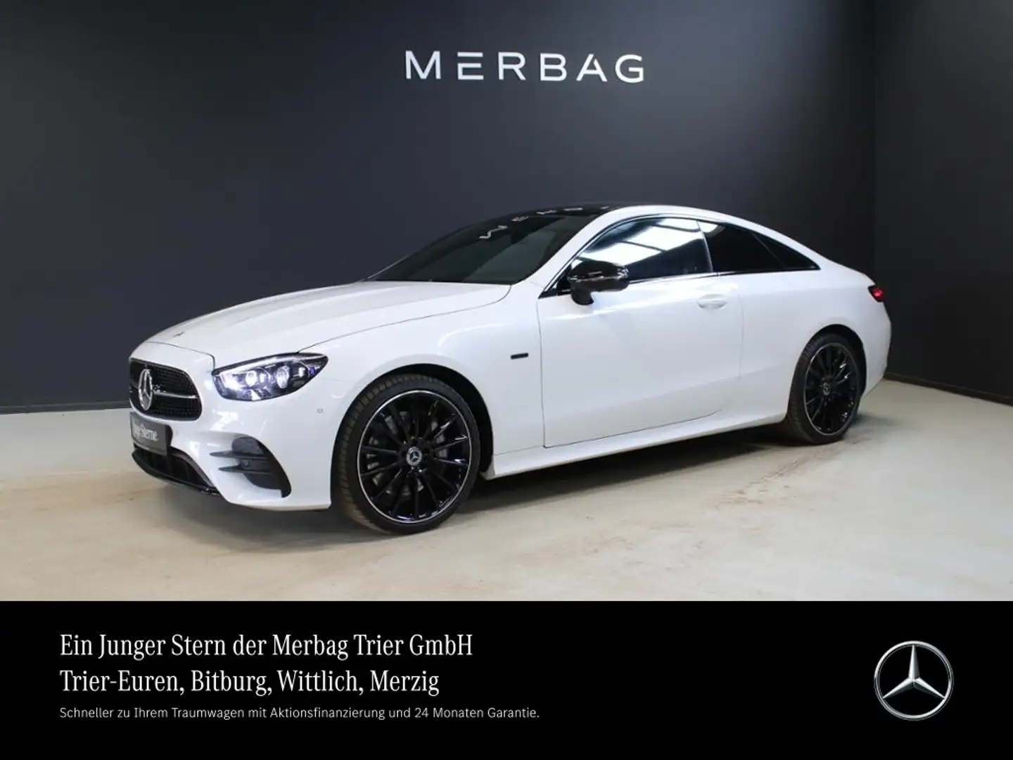 Mercedes-Benz E 450 4M CP *AMG Night Pano Distr Wide Multibeam Blanc - 1