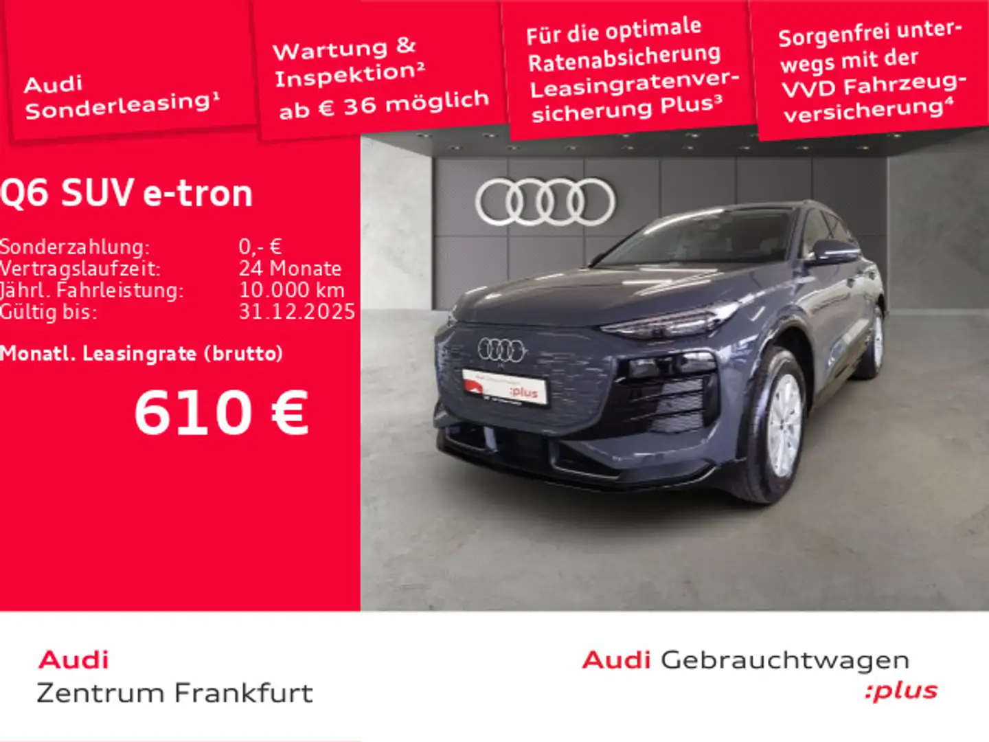 Audi Sonstige Q6 e-tron advanced LED DAB VC PDC Sitzheizung Grau - 1