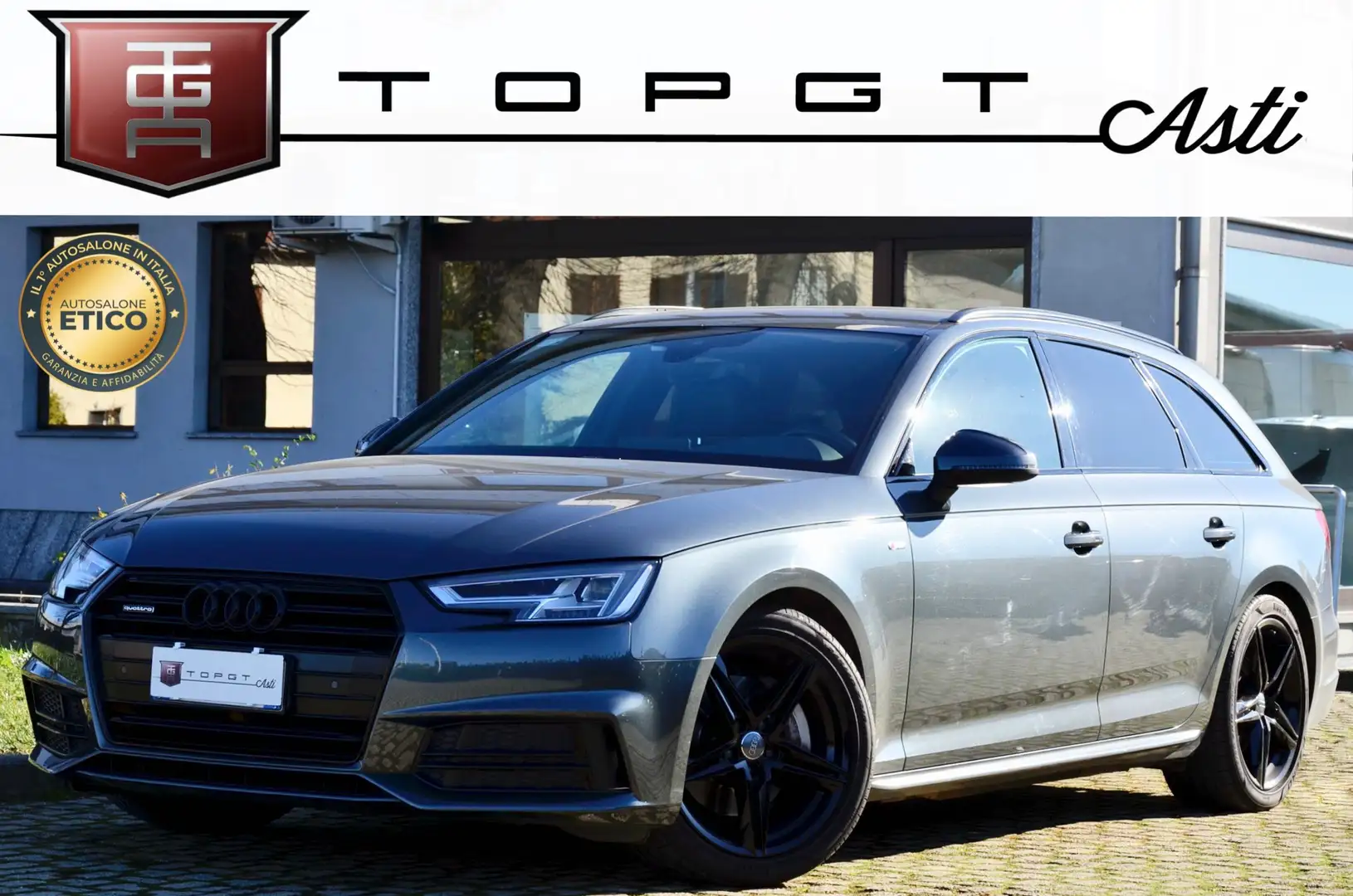 Audi A4 2.0 tdi S-line INT+EXT quattro 190cv s-tronic Grigio - 1