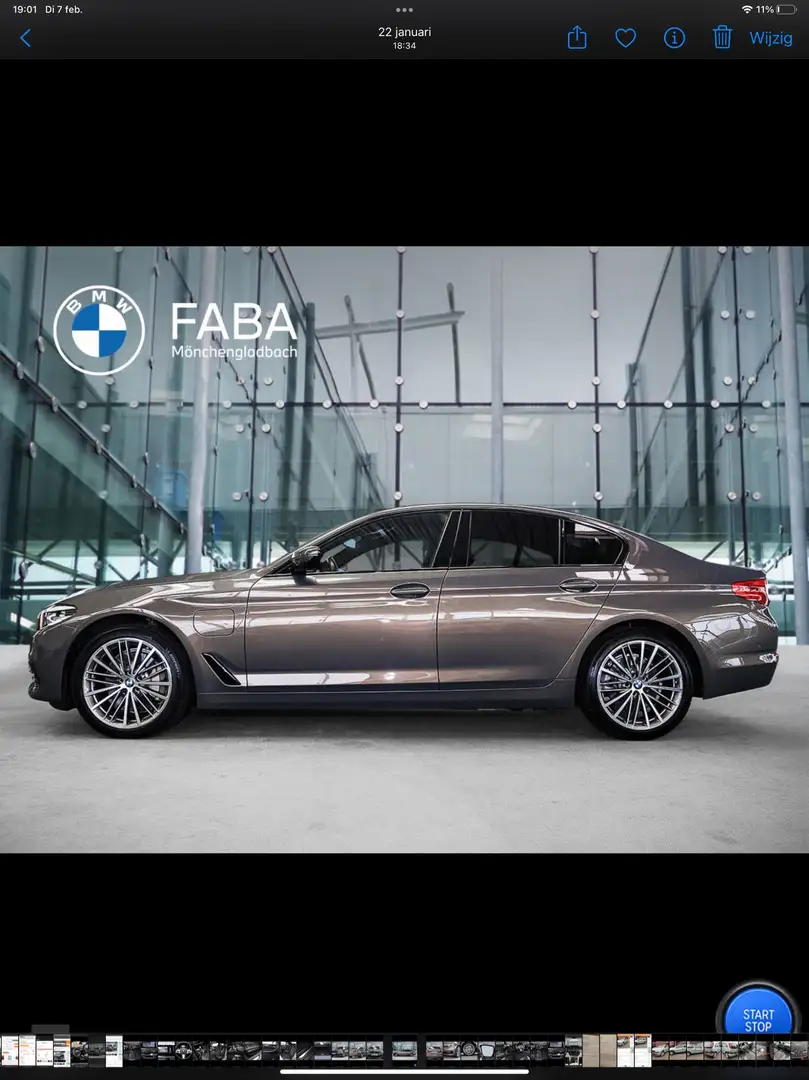BMW 530 iPerf High Exe. Hybride Желтый - 2