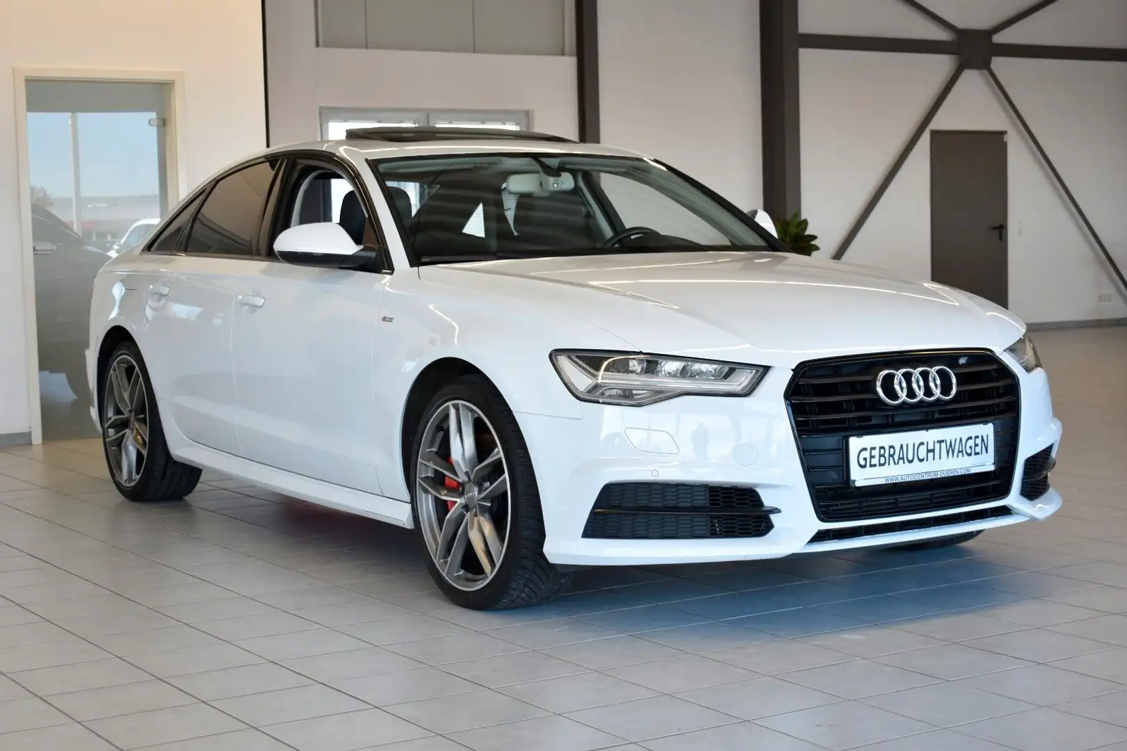 Audi A6 Lim. 3.0 TDI AUT./S-LINE/BOSE/S-DACH/CAM/20" Weiß - 1