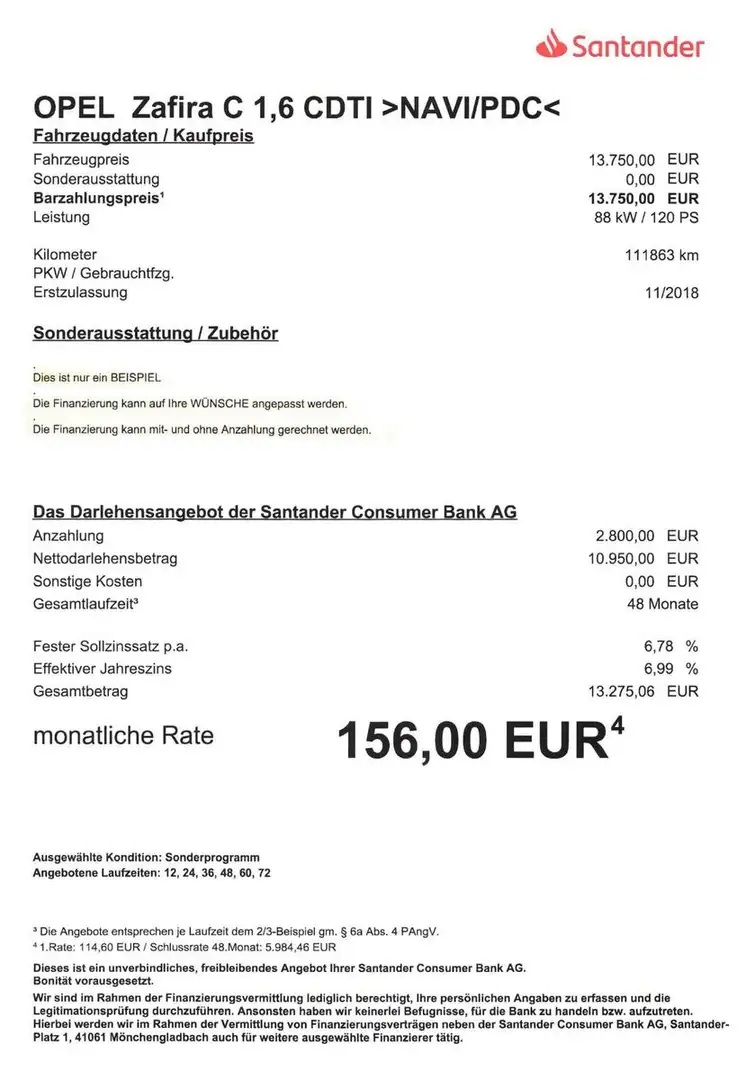 Opel Zafira C 1,6 CDTi Navi/PDC/TEMP/IntelliLink Silber - 2