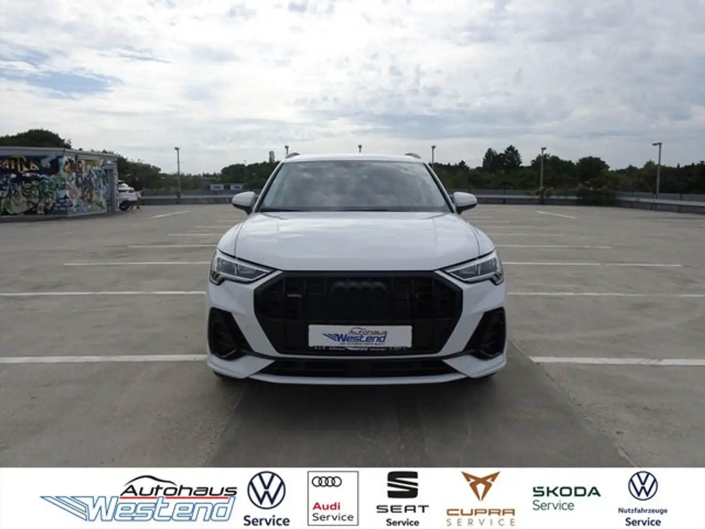 Audi Q3 S line 40 TDI 142kW qu. Navi LED Klima Navi Blanc - 1