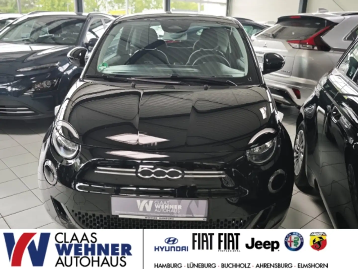 Fiat 500e Digitales Cockpit Apple CarPlay Android Auto Klima Schwarz - 1