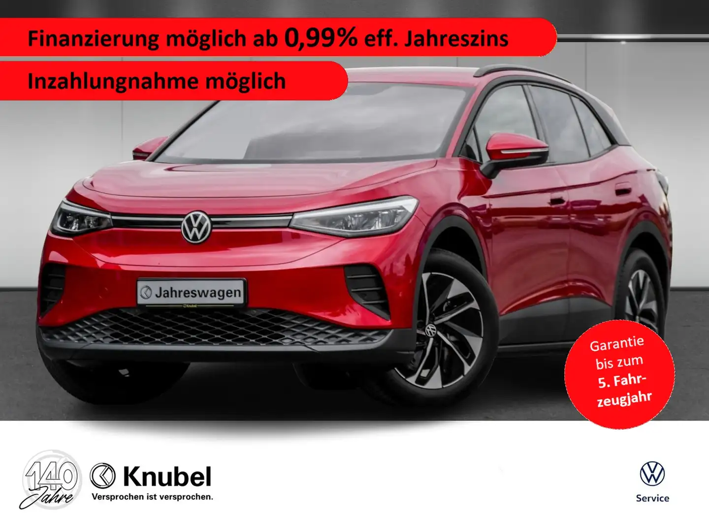 Volkswagen ID.4 Pro MOVE LED Navi AHK Keyless TravelAssist Rot - 1