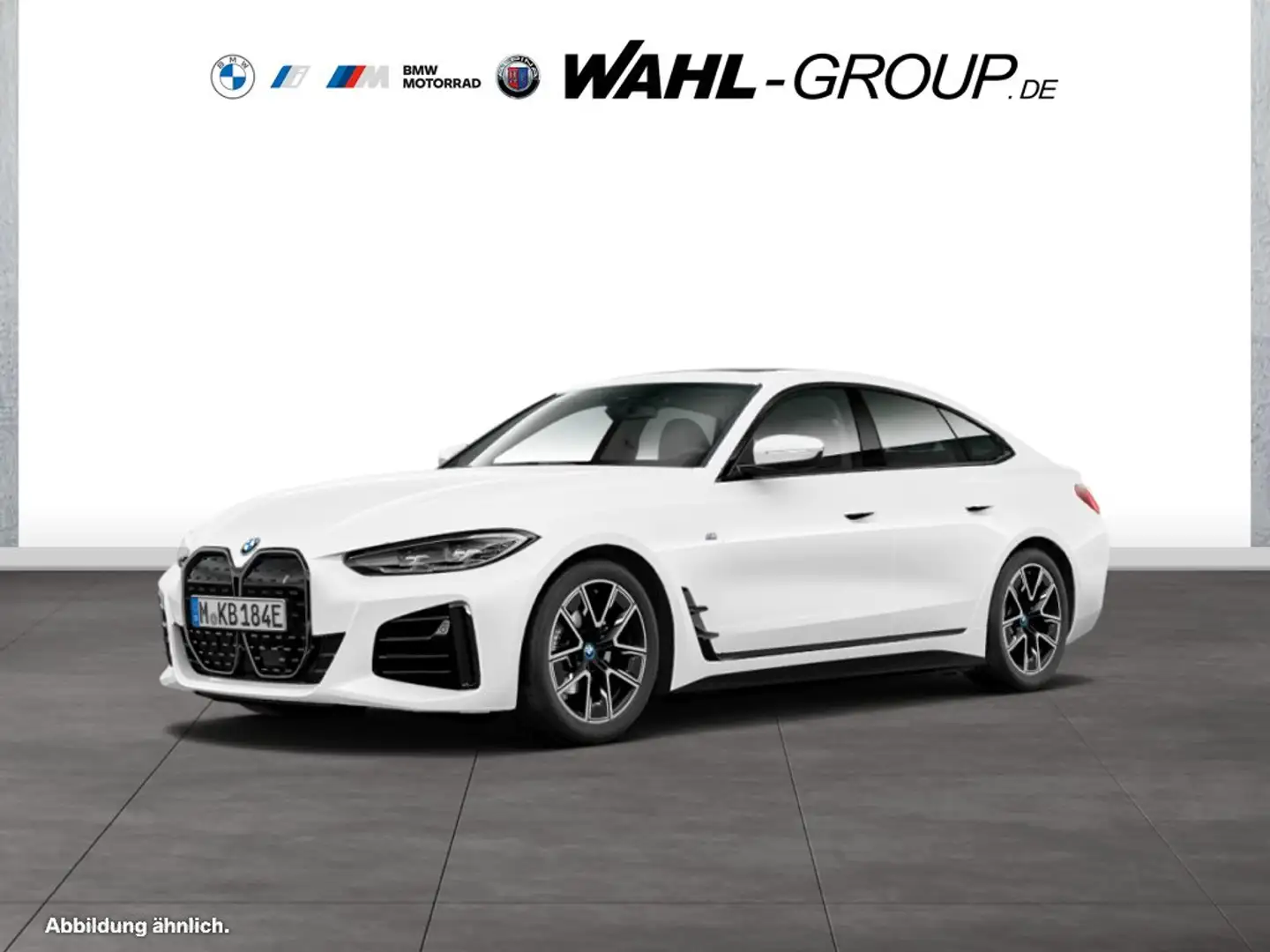 BMW i4 eDrive40 GRAN COUPÉ M SPORT LC PROF GSD HIFI HK DA Weiß - 1