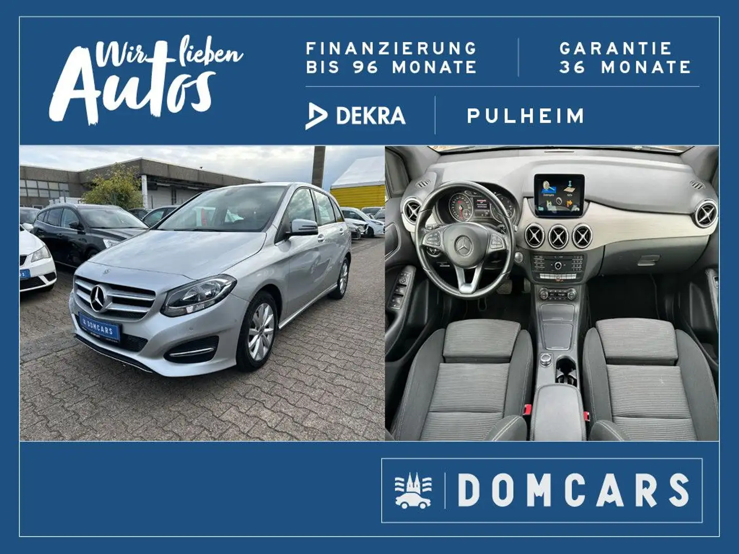 Mercedes-Benz B 180 d//GARANTIE+SCHWENKBARE AHK+NAVI+ALU+PDC// Argent - 1