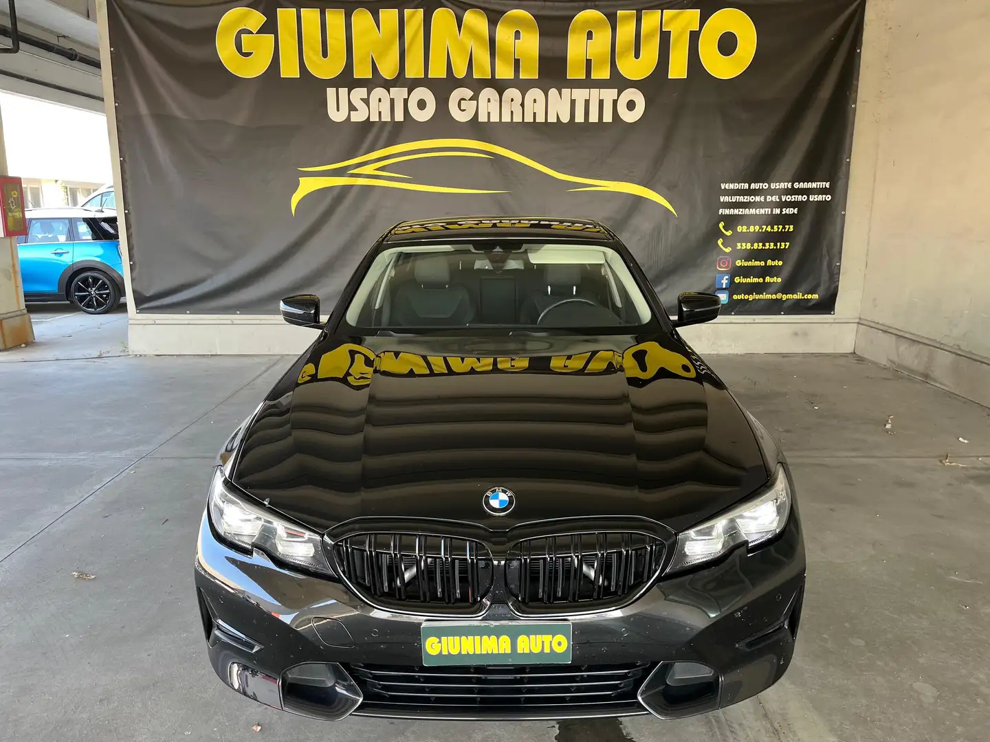 BMW 320 Serie 3 Berlina 320d mhev 48V Sport Zwart - 2