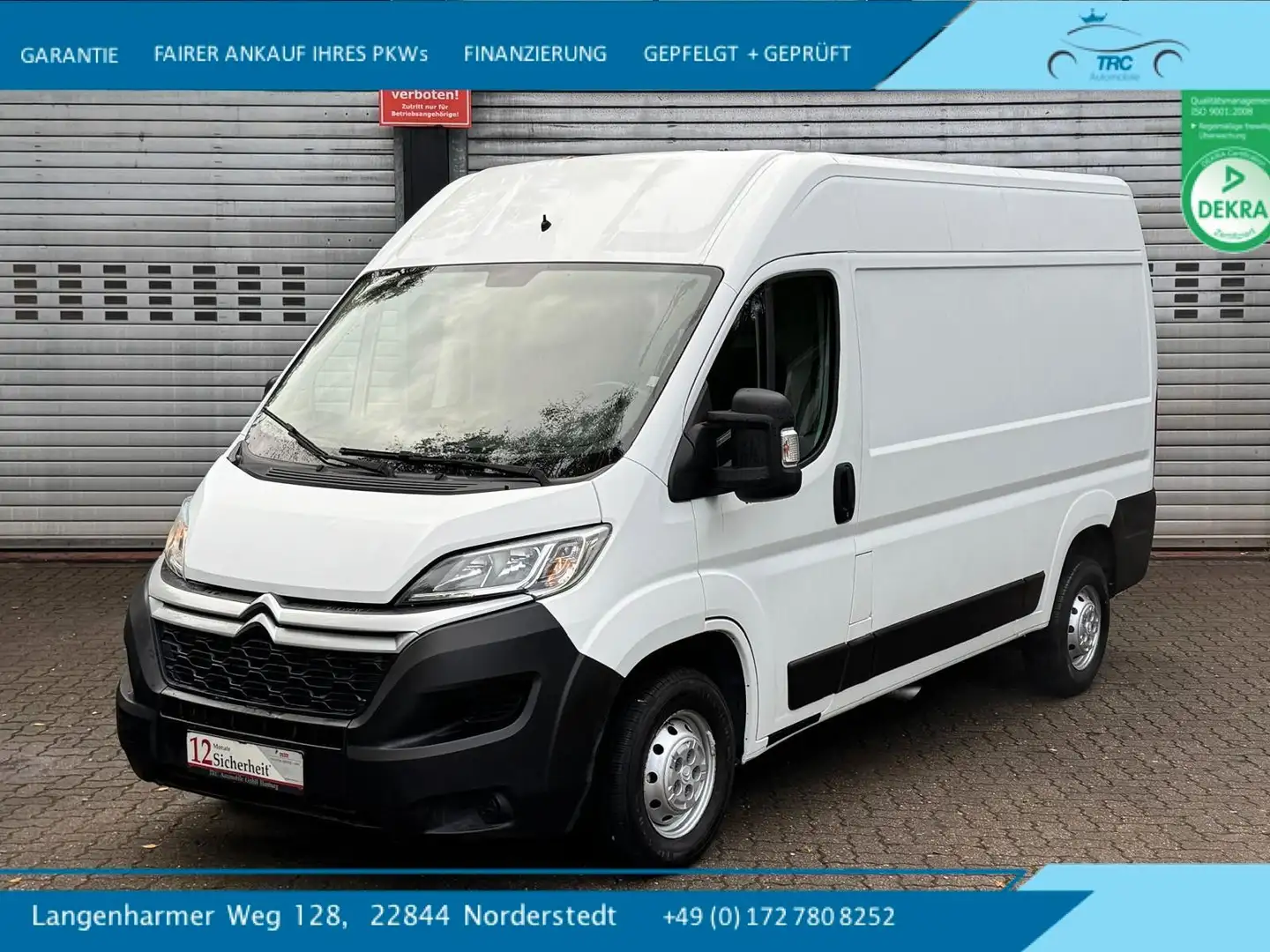 Citroen Jumper Grossraumkasten 30 L2H2 Profi BlueHDi 130 Blanc - 1