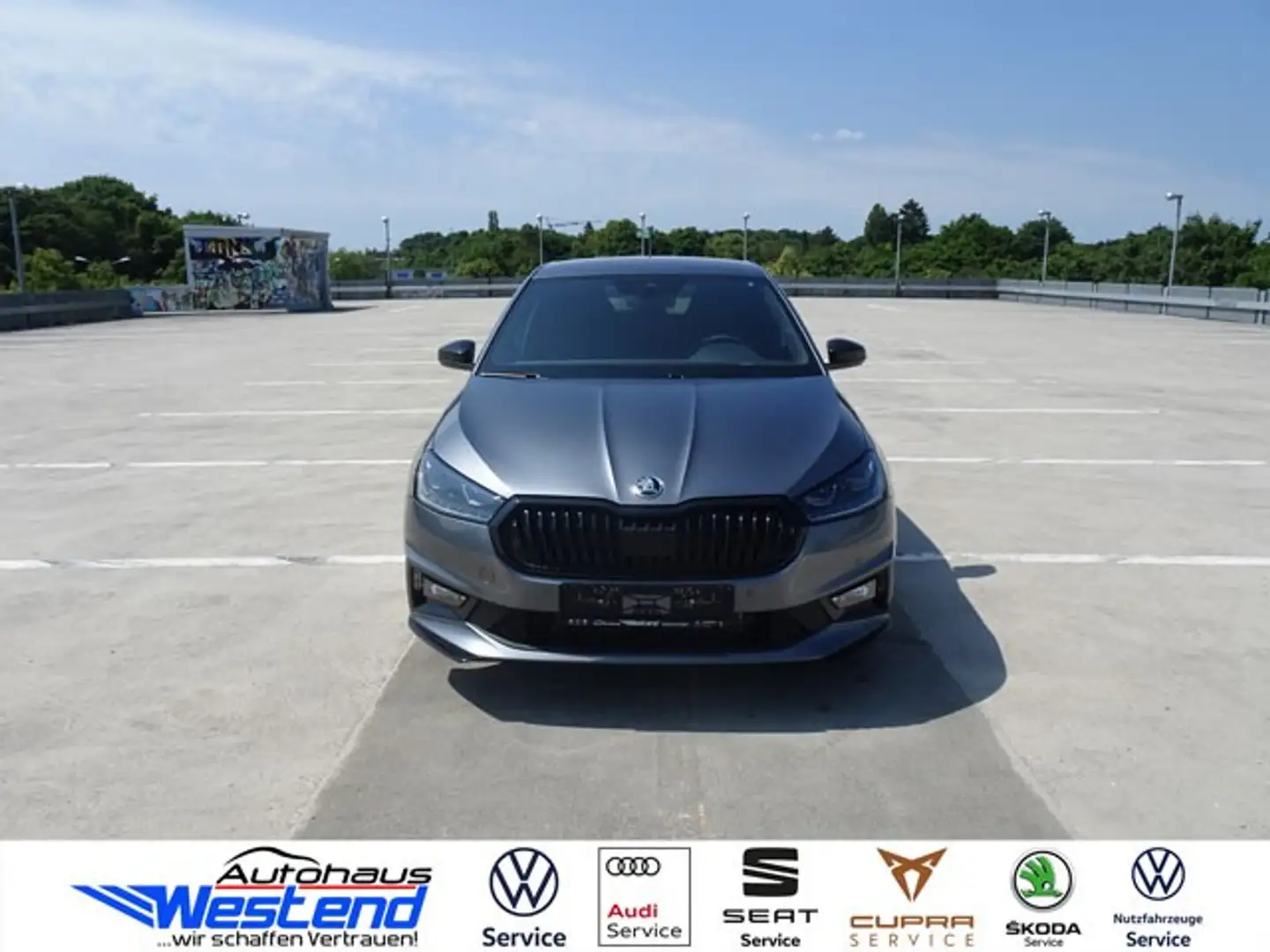 Skoda Fabia Monte Carlo 1.0l TSI 85kW Automatik LED Klima Grau - 1