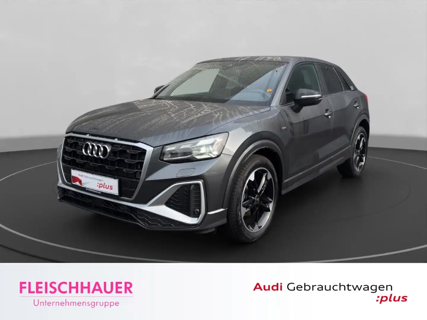 Audi Q2 35 TFSI S line 1.5 Matrix+AHK+Nappa+APP+PDC+''18 Grau - 1