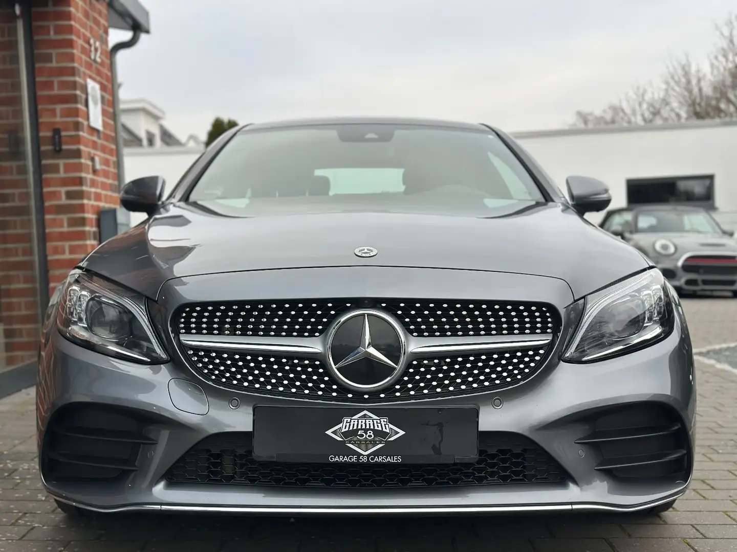 Mercedes-Benz C 300 C300d Coupe AMG-Paket/360°/Pano/HuD/Burmester Grau - 2