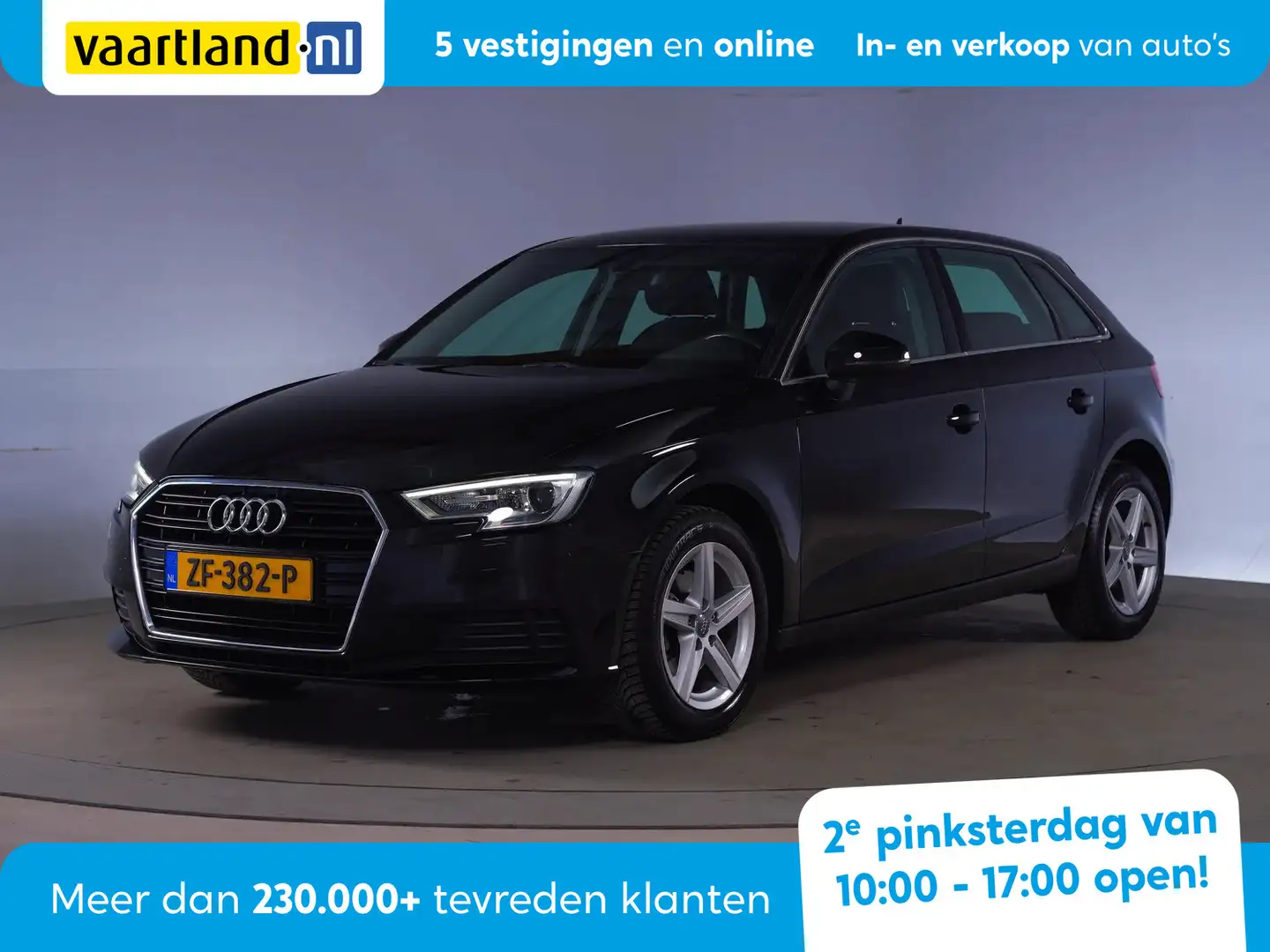 Audi A3 A3 SPORTBACK 30 TFSI Pro Line [ Airco Xenon navi f Zwart - 1