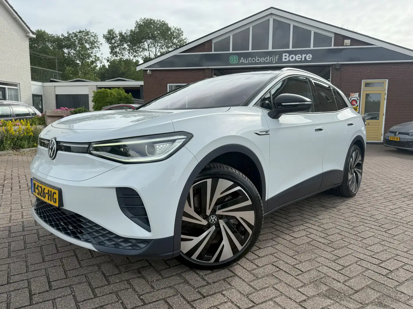 Volkswagen ID.4 First Max 77 kWh Panorama, 21'' Lmv, Trekhaak, 360 Bianco - 1