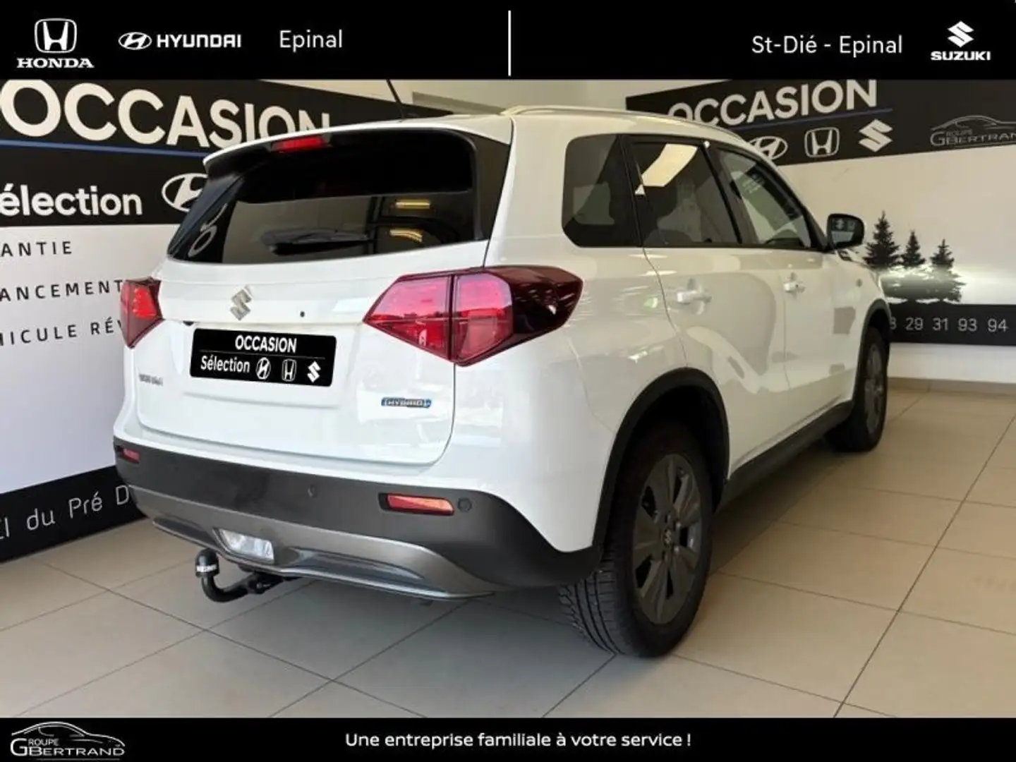 Suzuki Vitara 1.5 Dualjet Hybrid 115ch Privilège Auto Allgrip MY Blanc - 2
