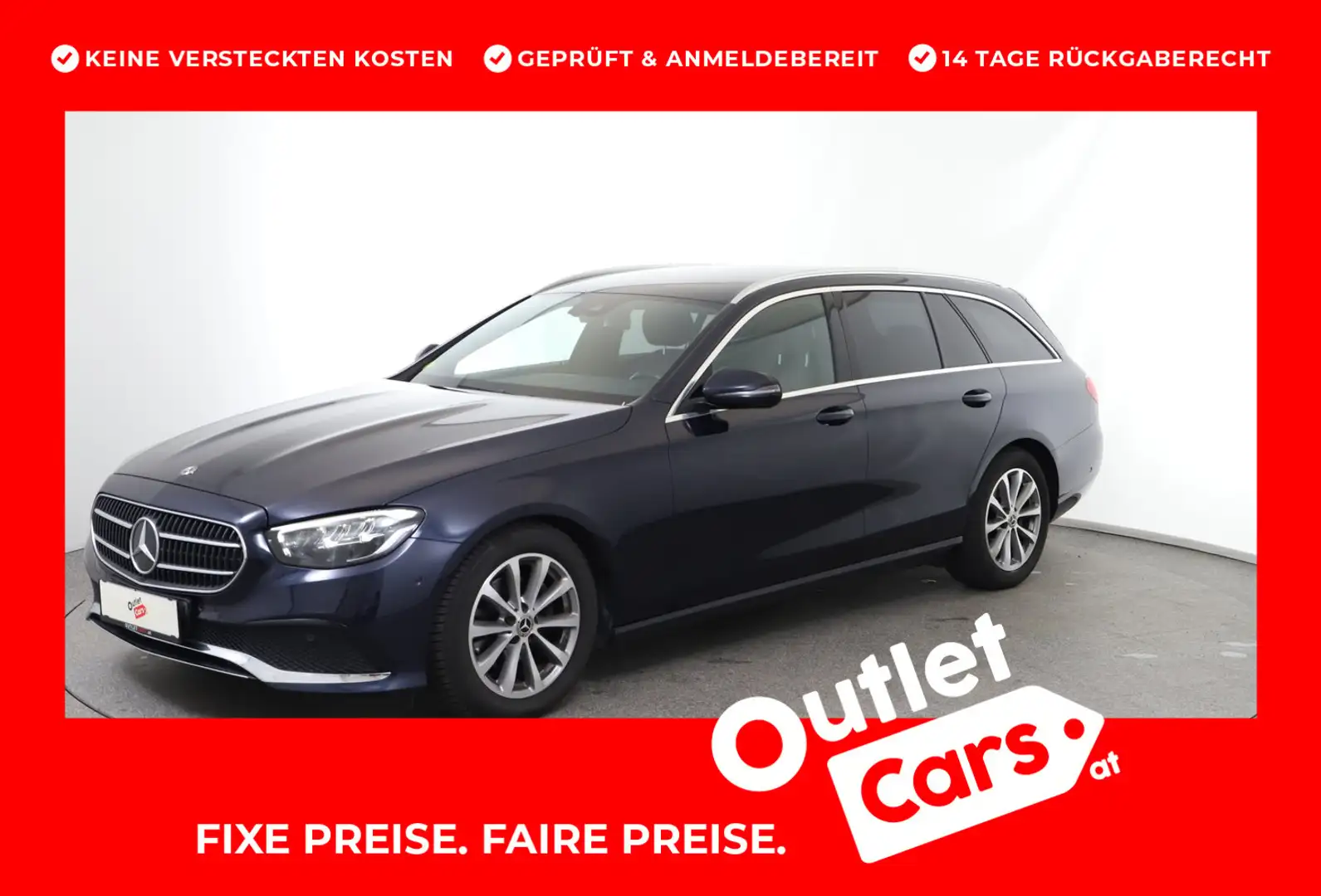 Mercedes-Benz E 200 200 d T Aut. Blau - 1