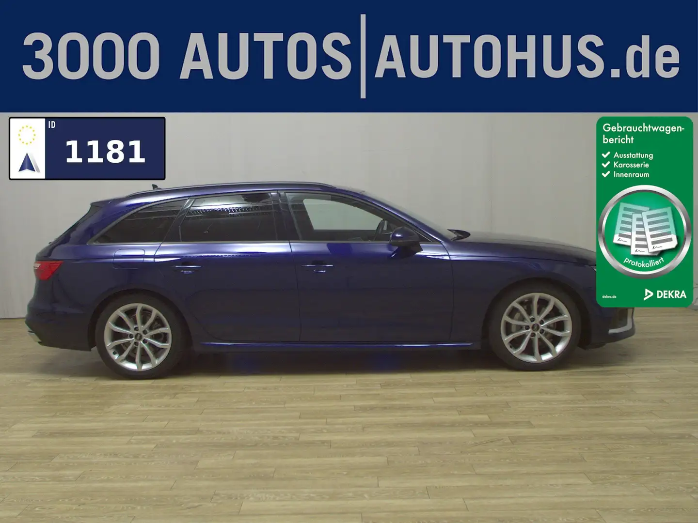 Audi A4 Avant 40 TFSI advanced Navi+ LED Sound ACC Blau - 1