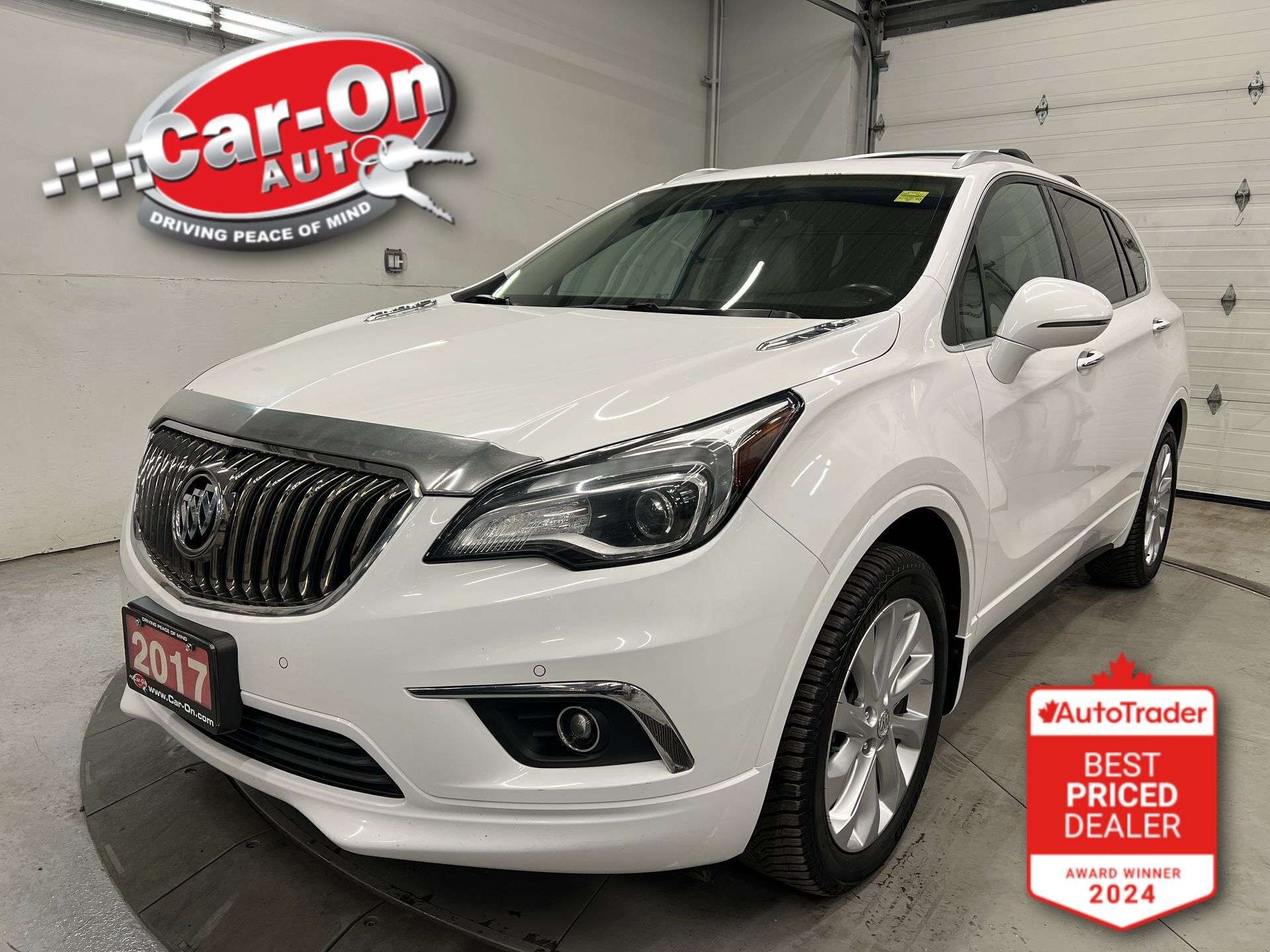 White 2017 Buick Envision Premium I AWD SUV / Crossover All-Wheel Drive Automatic