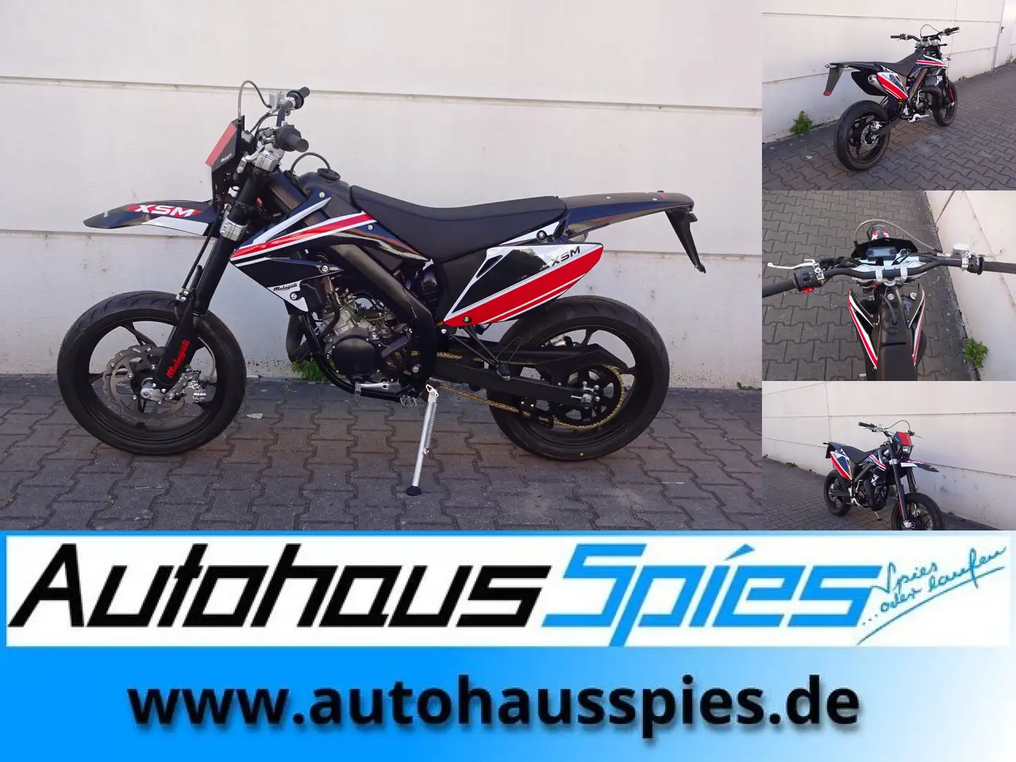 Malaguti XSM 50 2-TAKT EURO5 Negro - 1