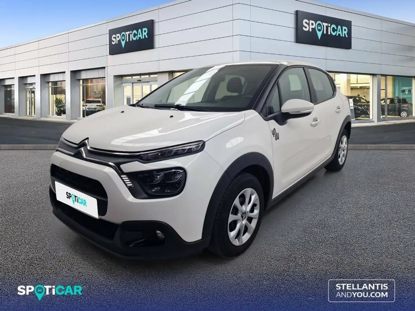 Citroen C3 PureTech 60KW (83CV) You! Blanc - 1