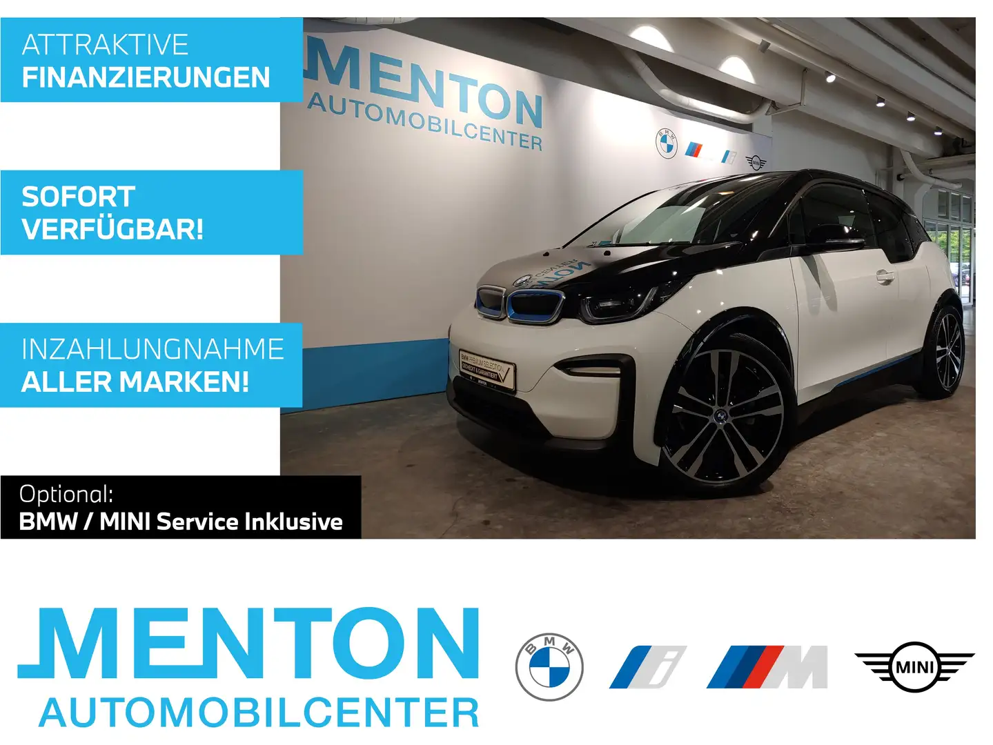 BMW i3 Batterie100%/Sportpaket/LED/Navi/Komfortpak. Weiß - 1