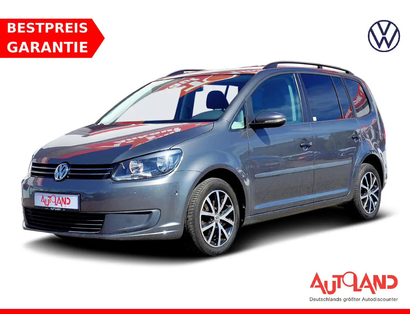 Volkswagen Touran 1.2 TSI Navi 7-Sitzer AHK PDC Gris - 1
