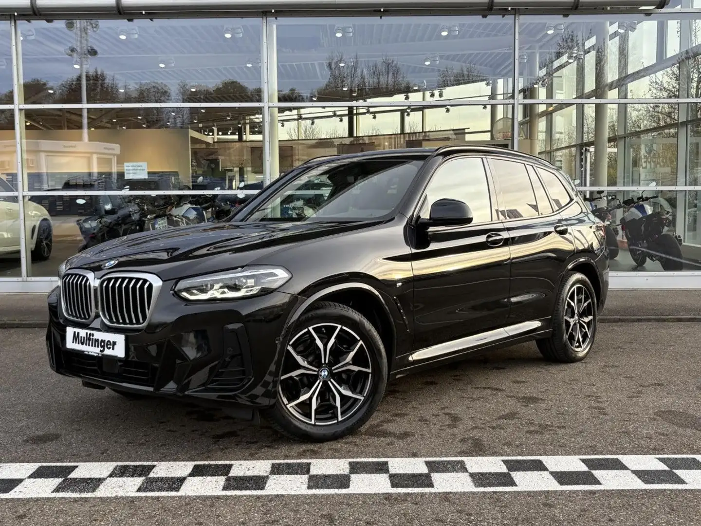 BMW X3 0d M Sport ACC Kamera LivePro.ParkAs.AHK19" Schwarz - 2
