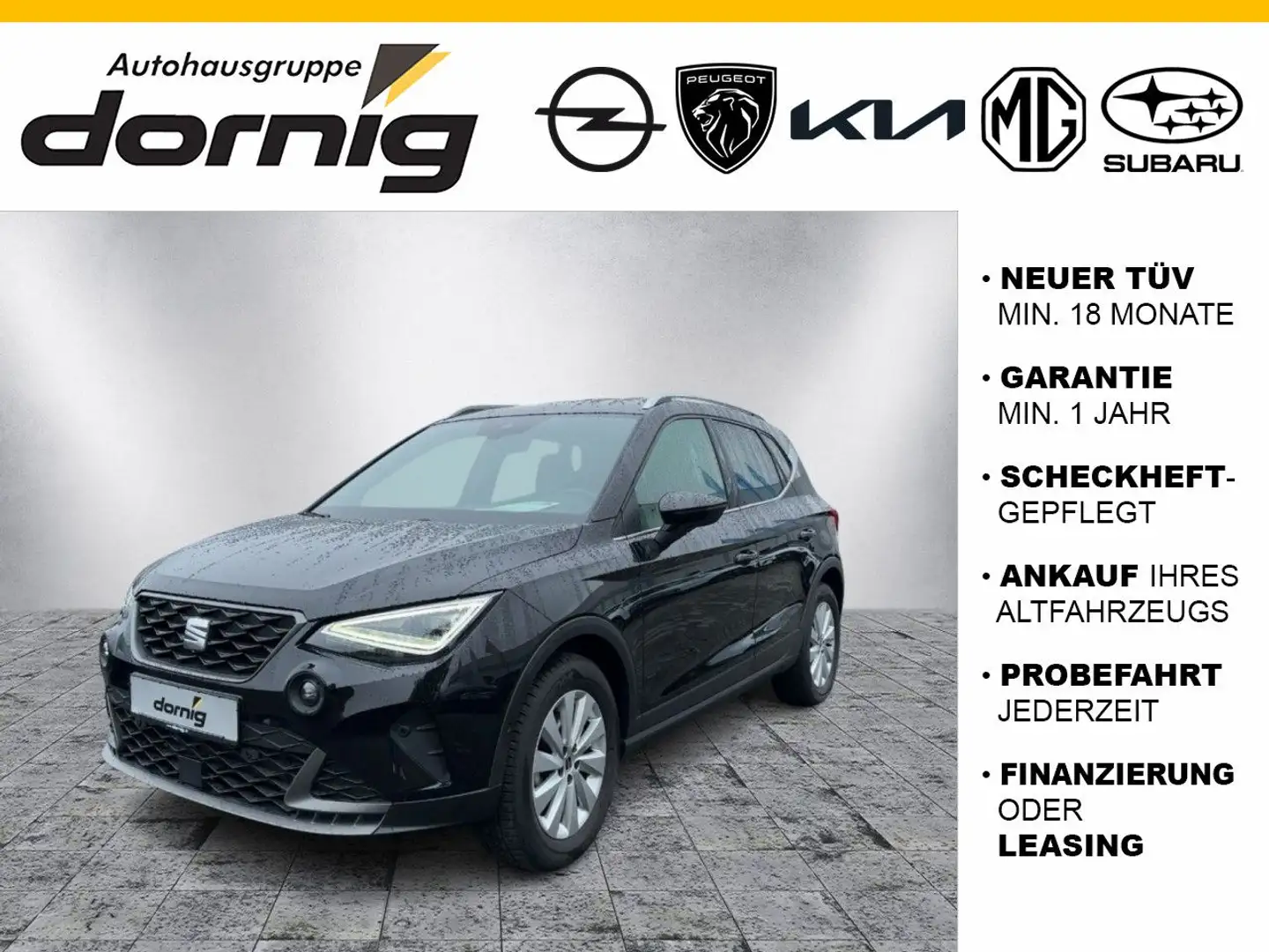 SEAT Arona FR-Line, LED, Kamera, SHZ Schwarz - 1
