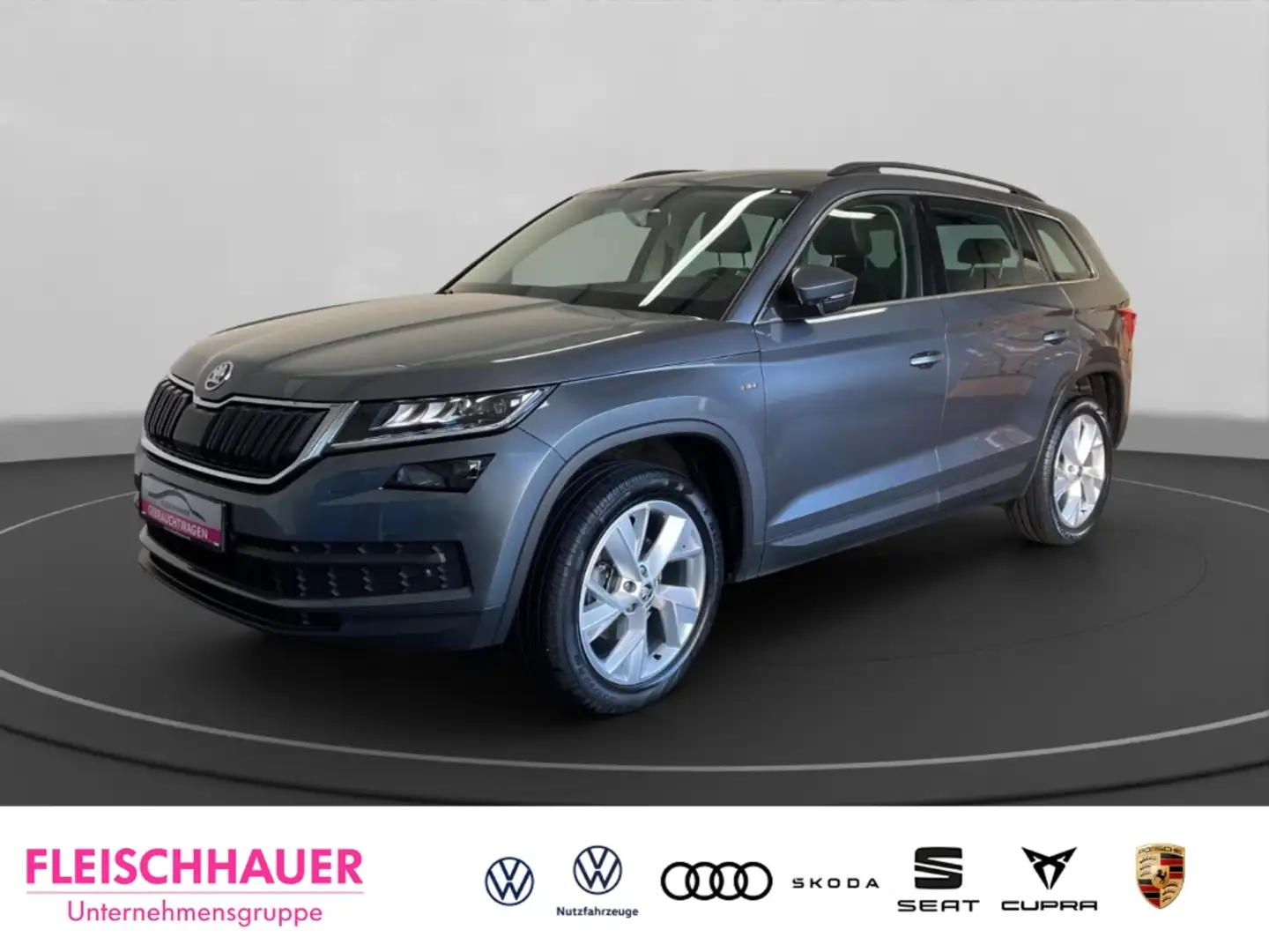 Skoda Kodiaq Soleil 1.5 TSI ACT LED SHZ PDC Kamera Navi Smart-L Grau - 1