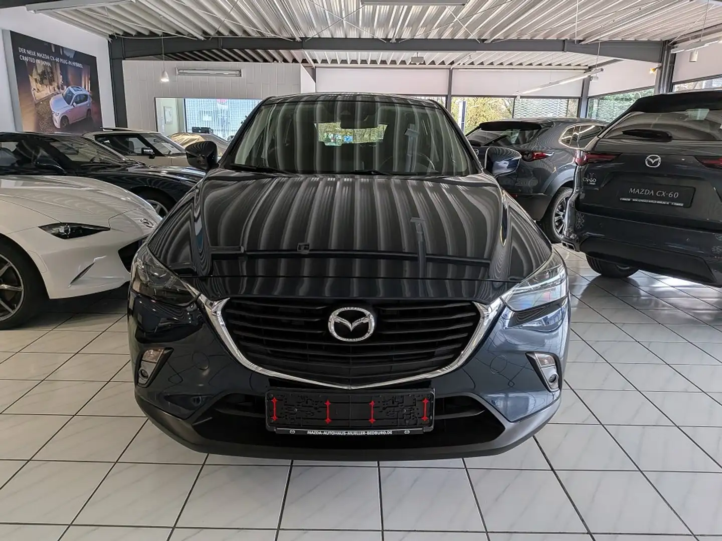 Mazda CX-3 SKYACTIV-G 120 FWD 88 kW (120 PS) EXCLUSIVE Blau - 1