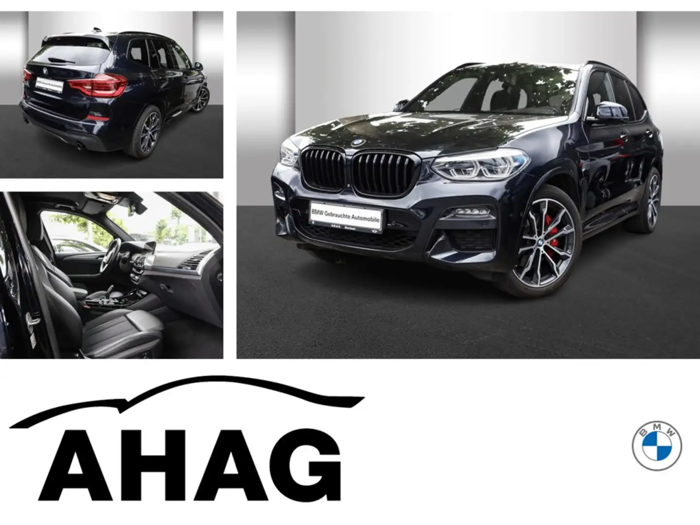 BMW X3 xDrive20d M SPORT AT Navi Bluetooth PDC MP3 Schn. Noir - 1
