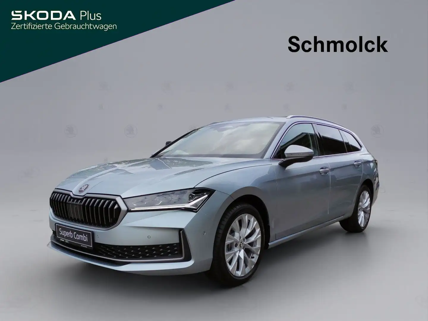 Skoda Superb Combi Selection 2.0 TDI DSG AHK NAVI RFK Silber - 1