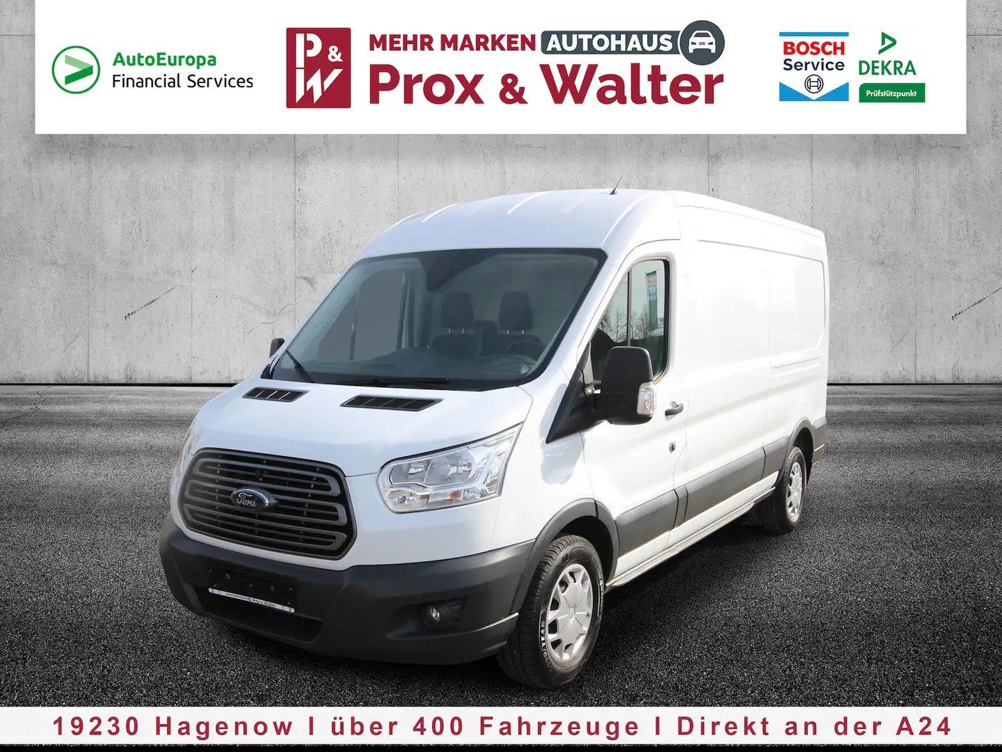 Ford Transit EcoBlue 350 L3 Trend KAMERA+TEMPOMAT Weiß - 2