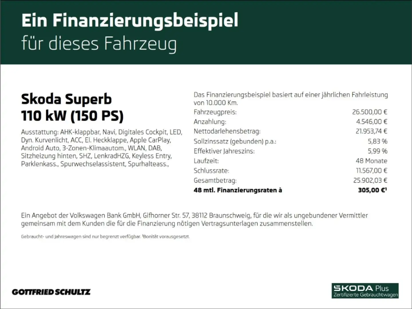 Skoda Superb Combi AMBITION TSI DSG AHK NAVI SITZHEIZUNG EINPAR Schwarz - 2