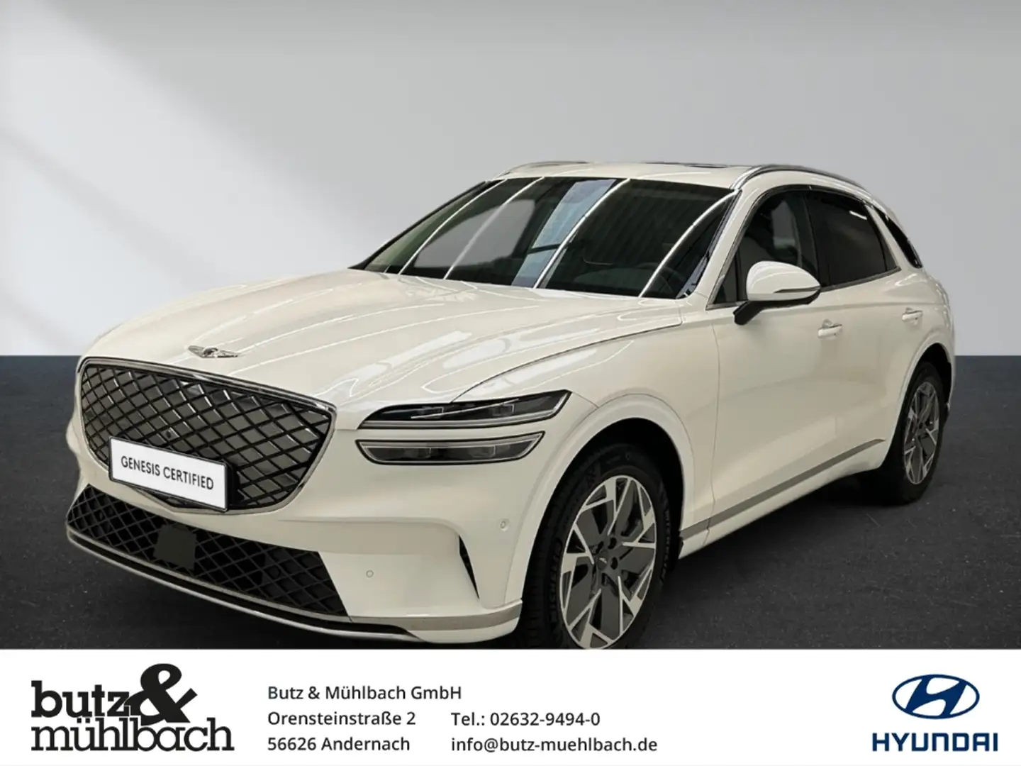 Genesis GV70 Sport Electrified 4WD AD El. Panodach Leder Memory Weiß - 1