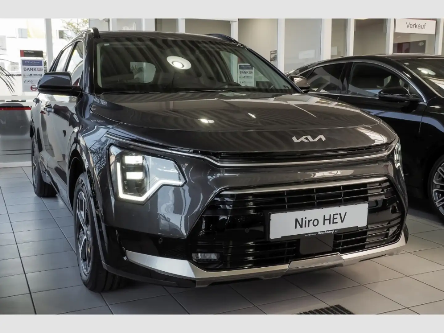 Kia Niro Spirit Hybrid RückKam Navi SHZ PDC AHK Alu Voll-LE Сірий - 2