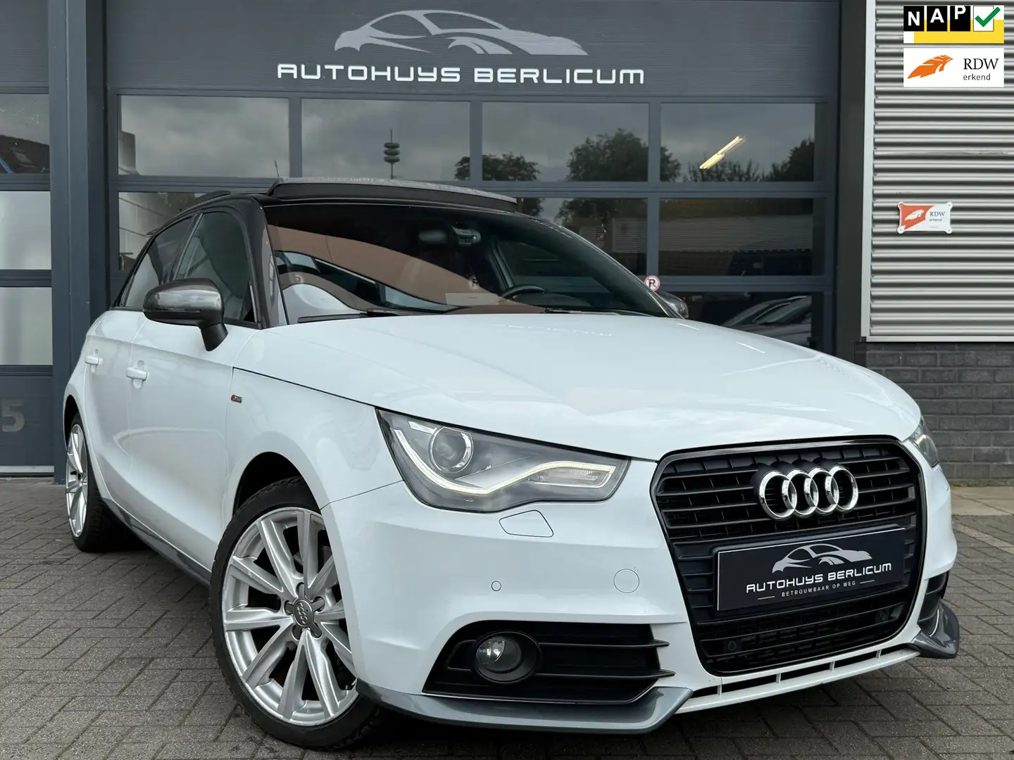 Audi A1 Sportback 1.4 TFSI Ambition|Pano|3x S-Line|Schaals Blanc - 1