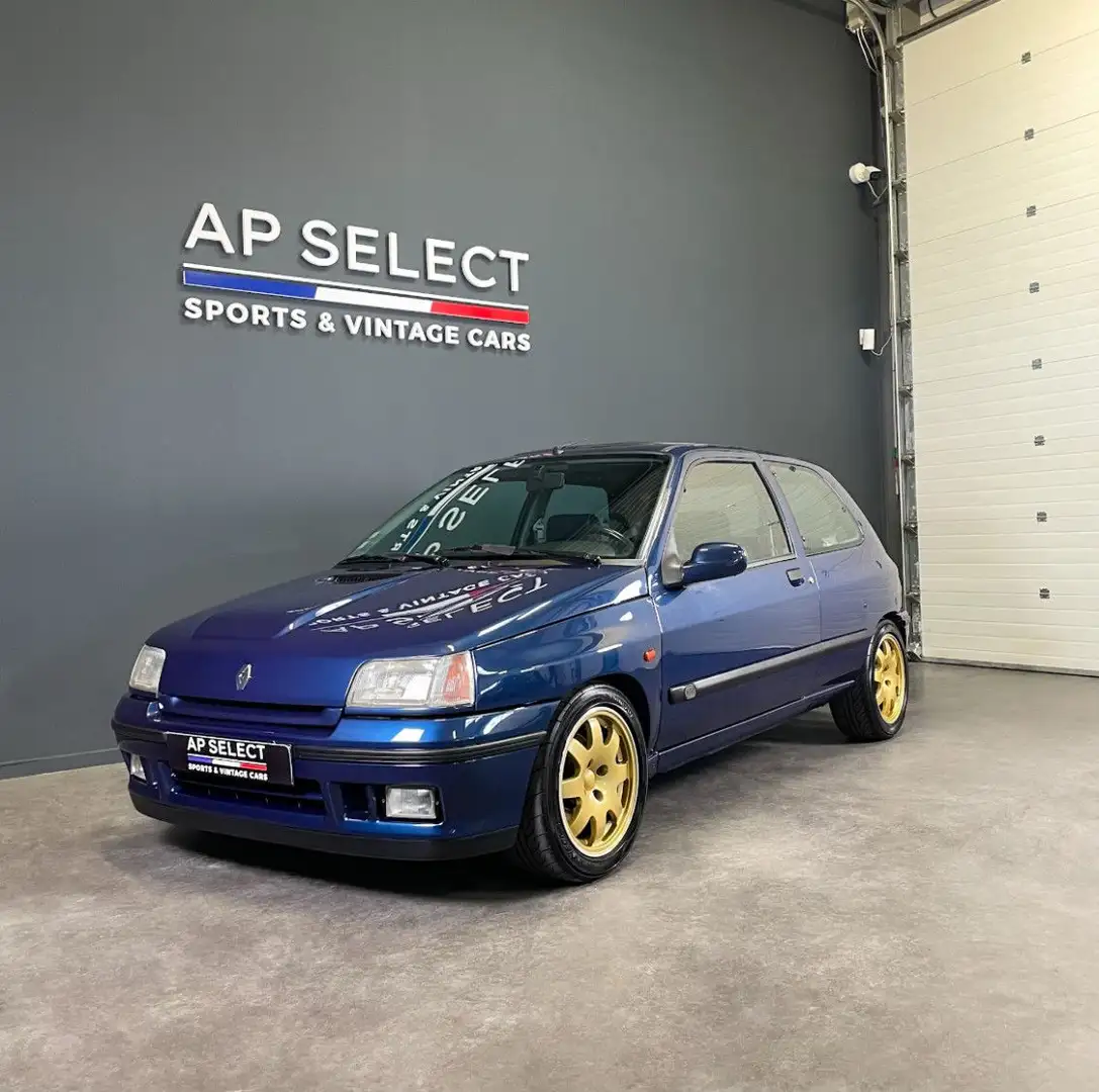 Renault Clio 1.8 16V 137ch non cata, TOE, Speedline, OMP Bleu - 1